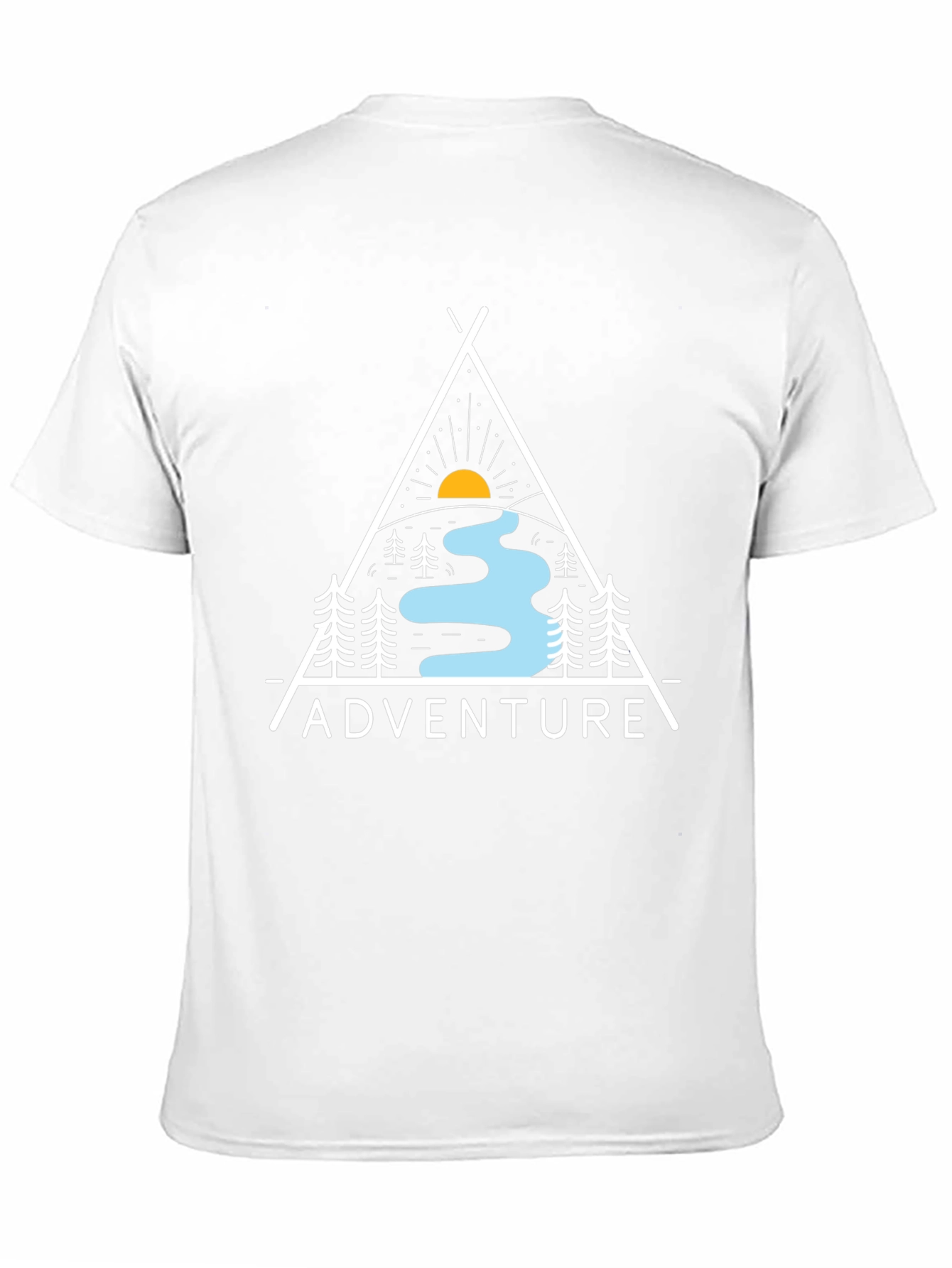 Adventure Graphic Print Black T-Shirt