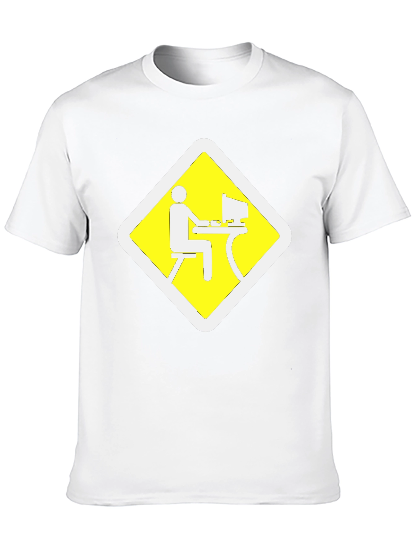 Work From Home Zone Black T-Shirt
