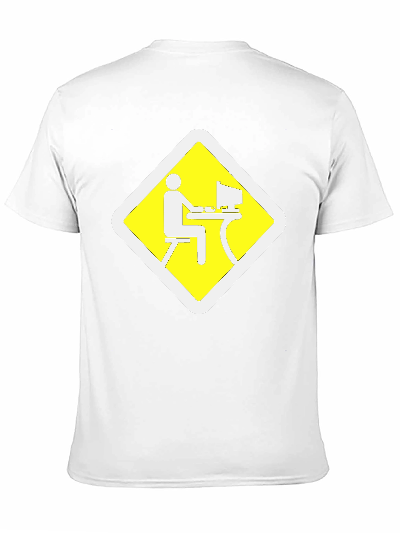 Work From Home Zone Black T-Shirt