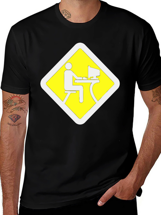 Work From Home Zone Black T-Shirt