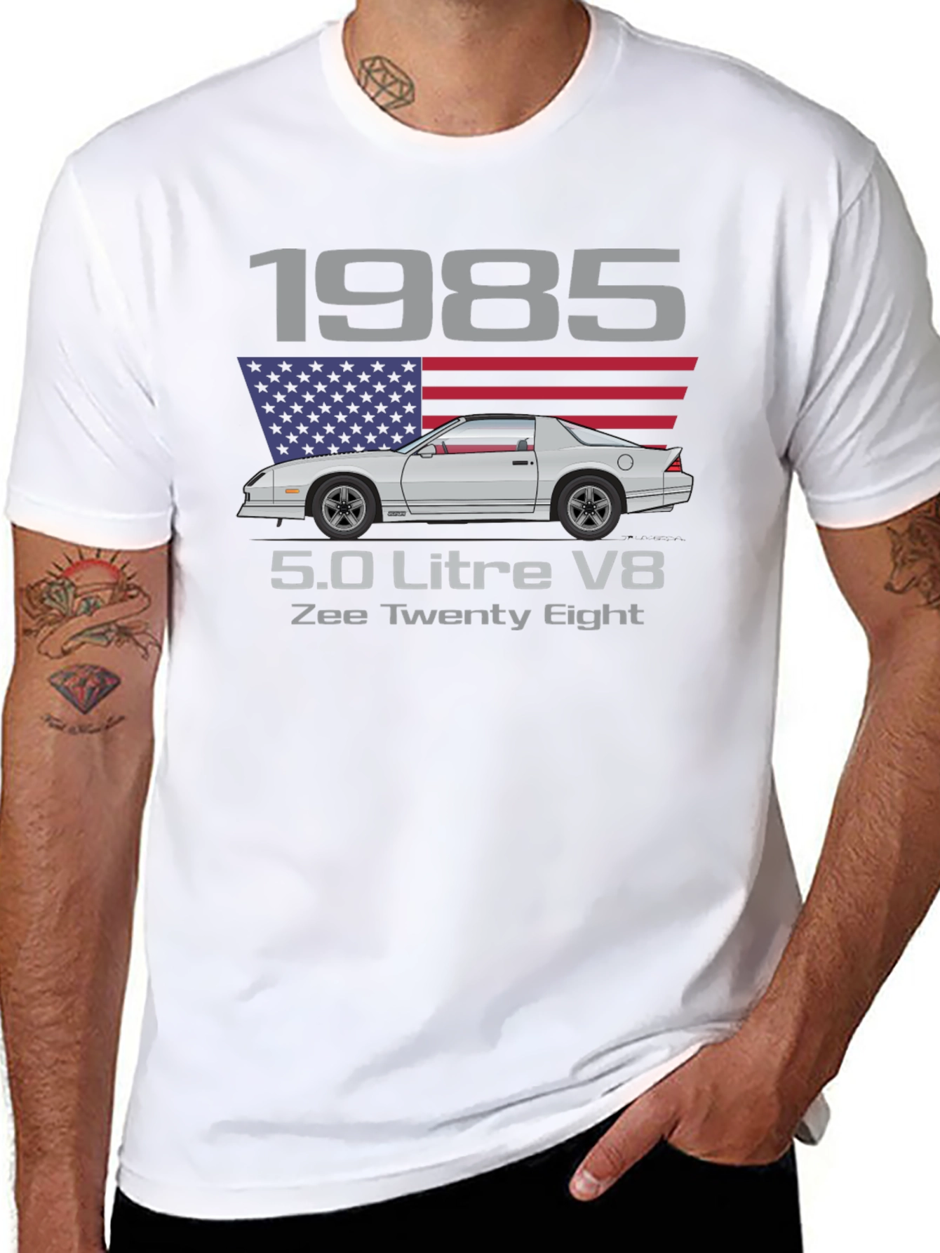 1985 Camaro Z28 5.0L V8 T-Shirt