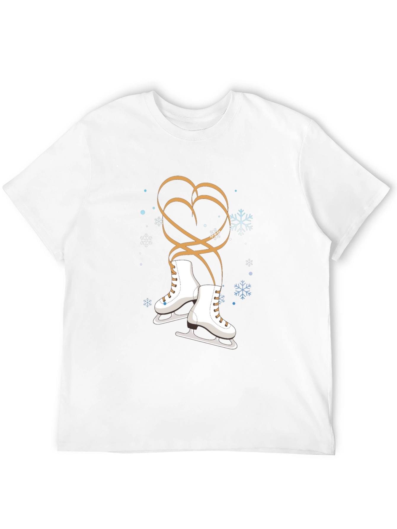 Winter Ice Skating Heart T-Shirt