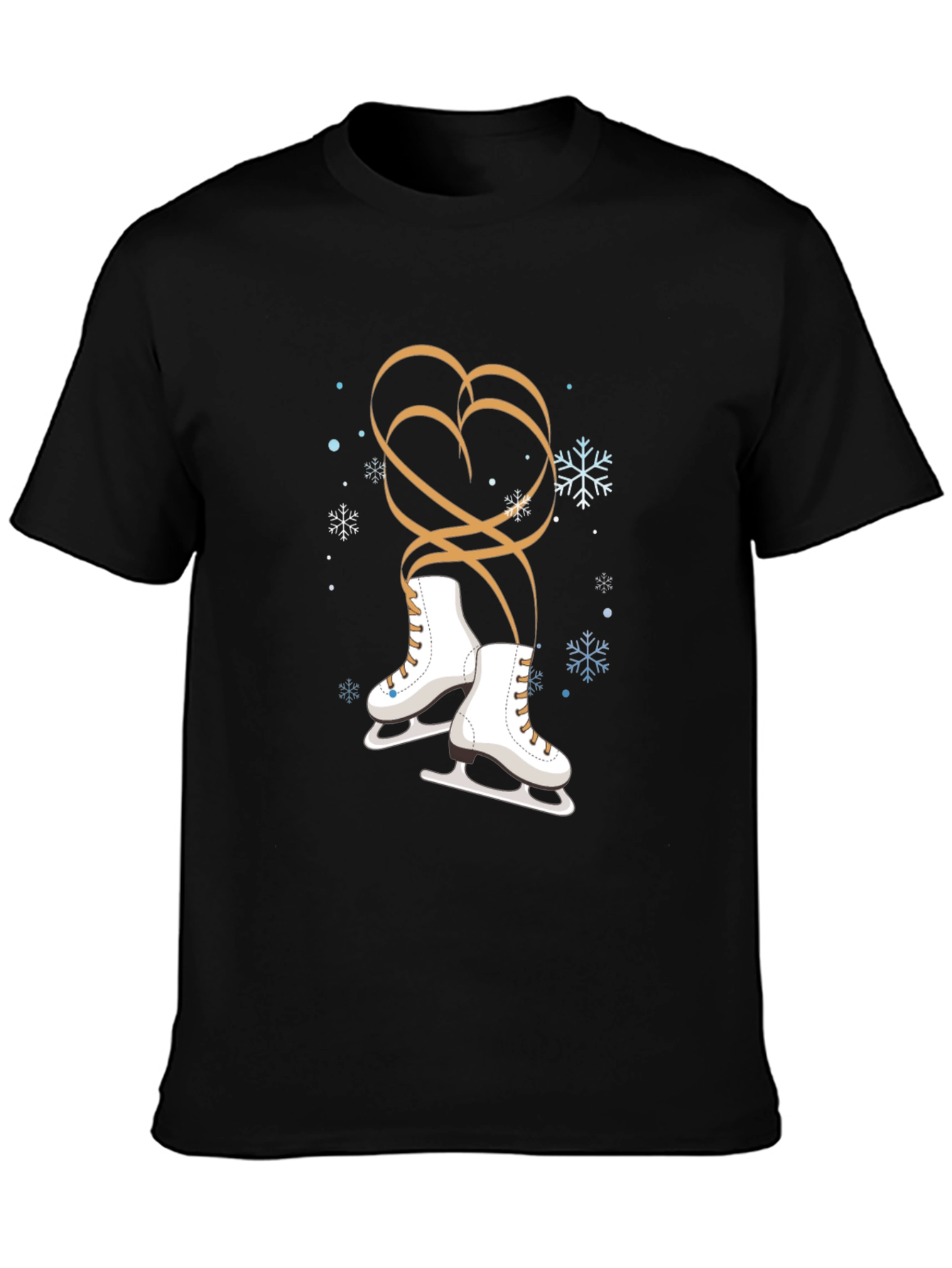 Winter Ice Skating Heart T-Shirt