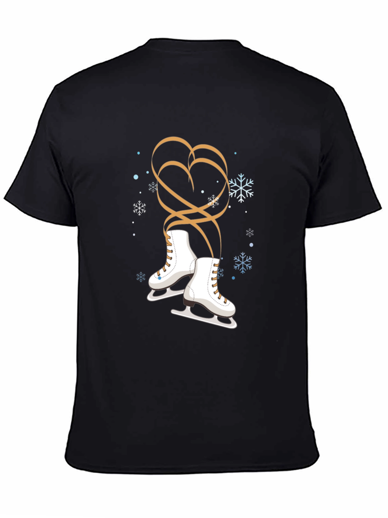 Winter Ice Skating Heart T-Shirt