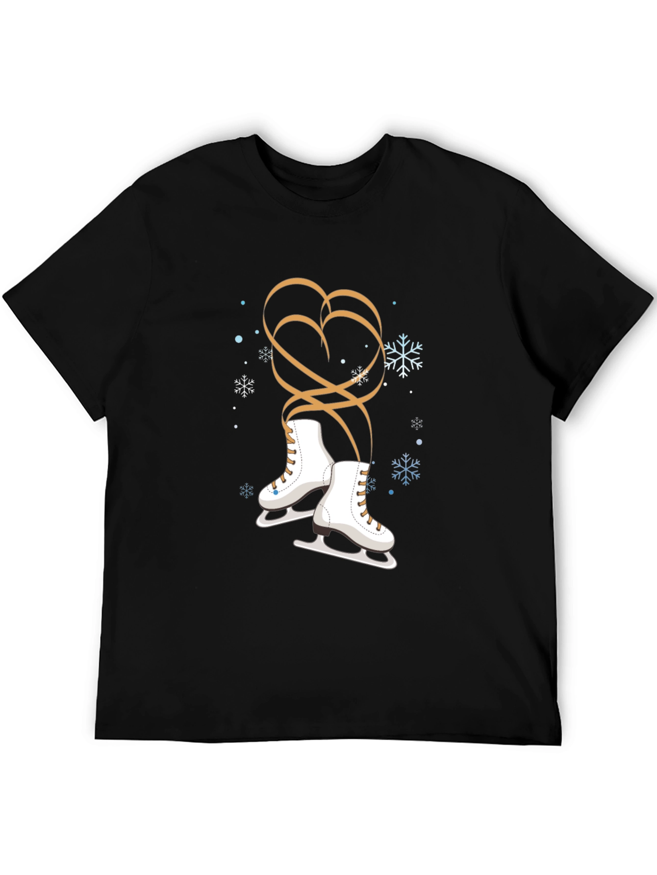 Winter Ice Skating Heart T-Shirt