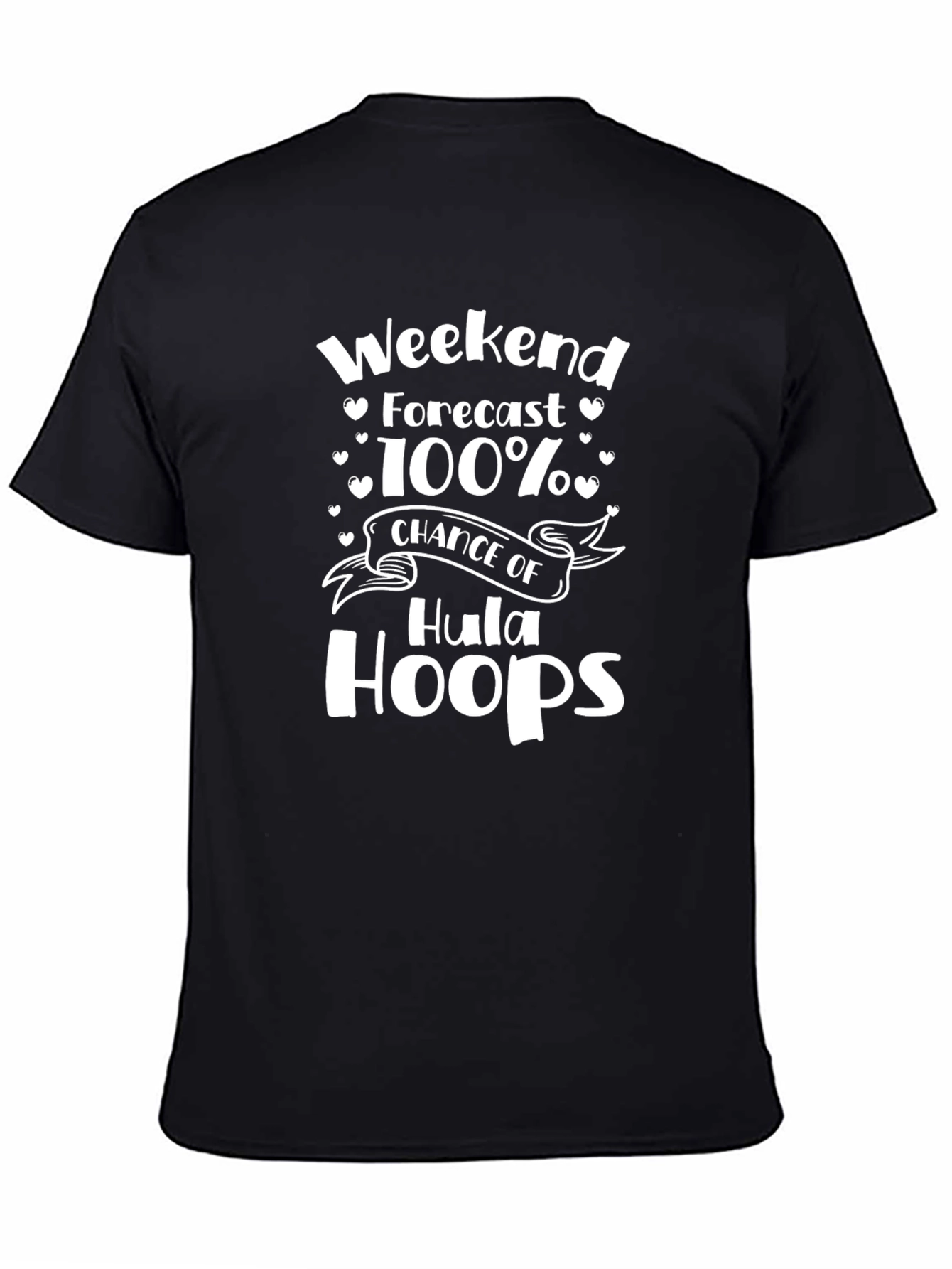 Weekend Forecast Hula Hoops Graphic T-Shirt