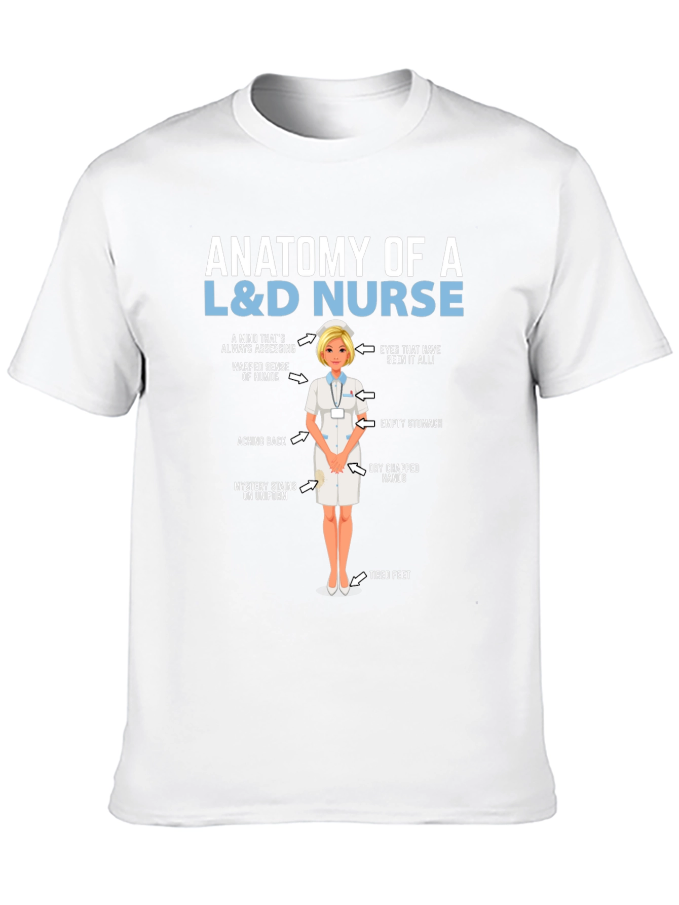 Anatomy of a L&D Nurse T-Shirt
