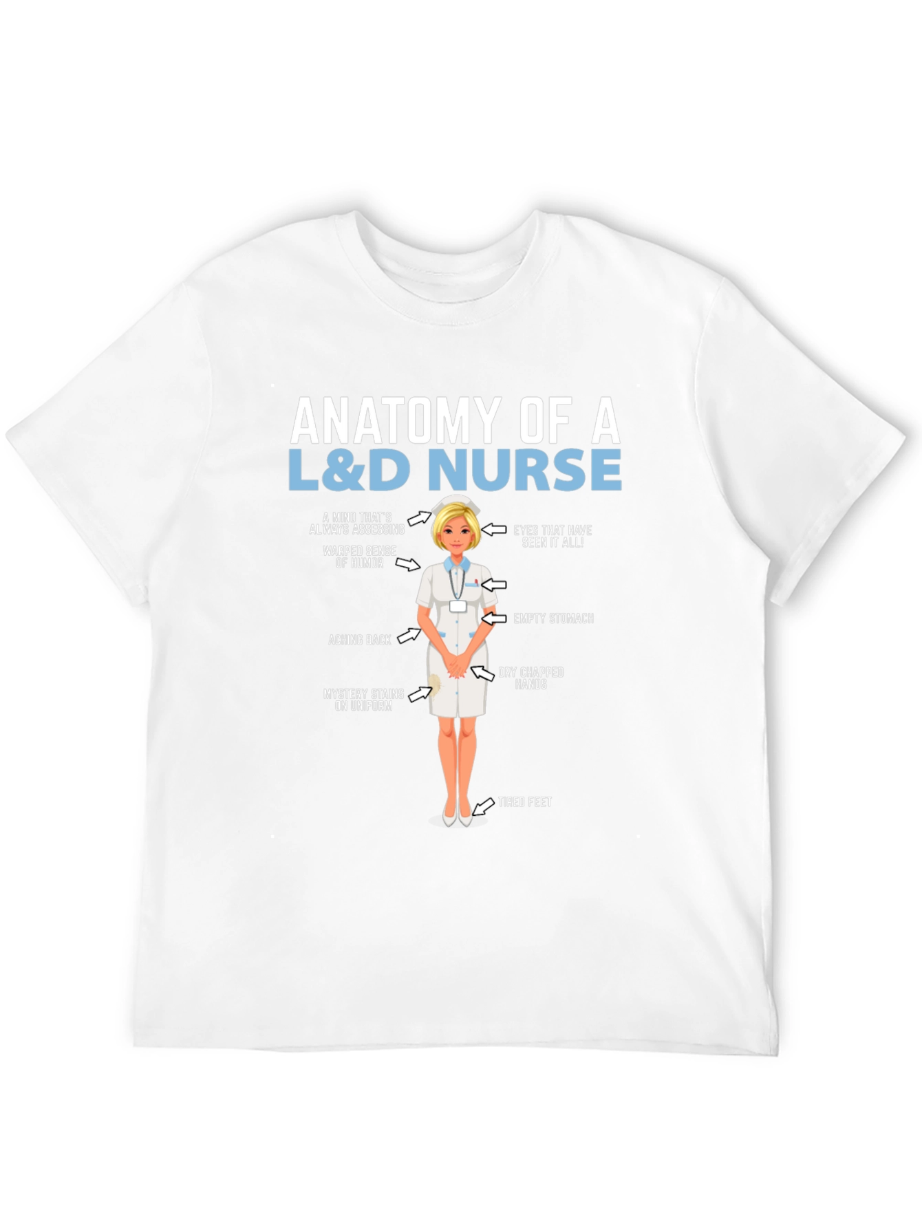 Anatomy of a L&D Nurse T-Shirt