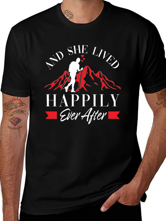 And She Lived Happily Ever After Hiker T-Shirt