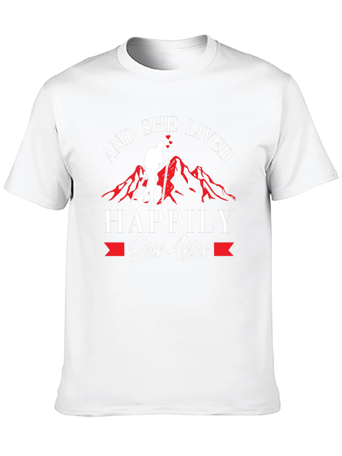 And She Lived Happily Ever After Hiker T-Shirt