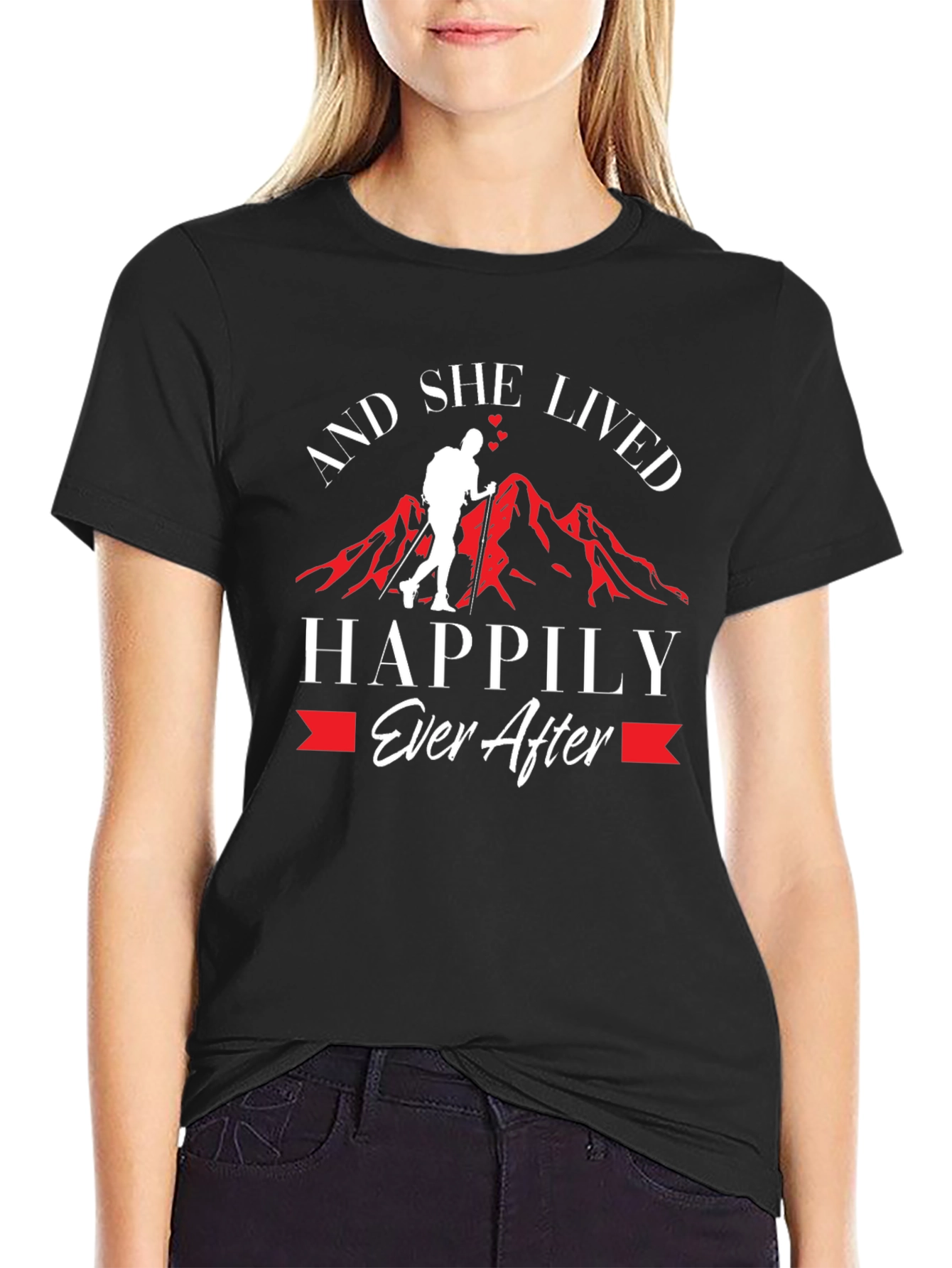 And She Lived Happily Ever After Hiker T-Shirt
