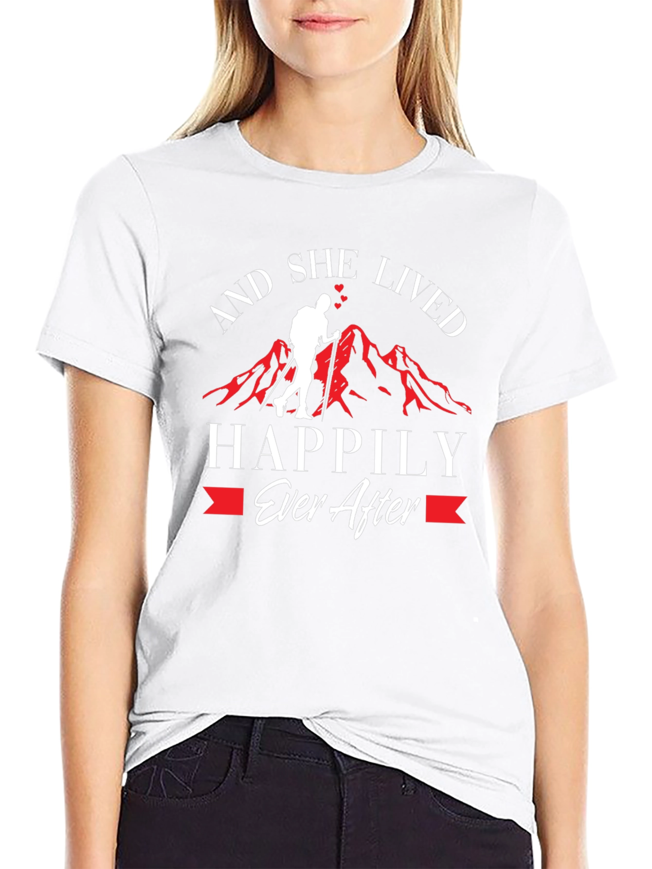 And She Lived Happily Ever After Hiker T-Shirt