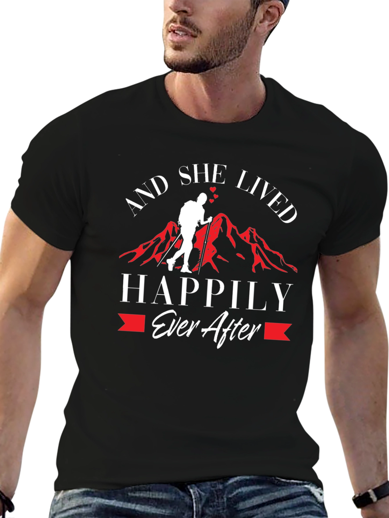 And She Lived Happily Ever After Hiker T-Shirt