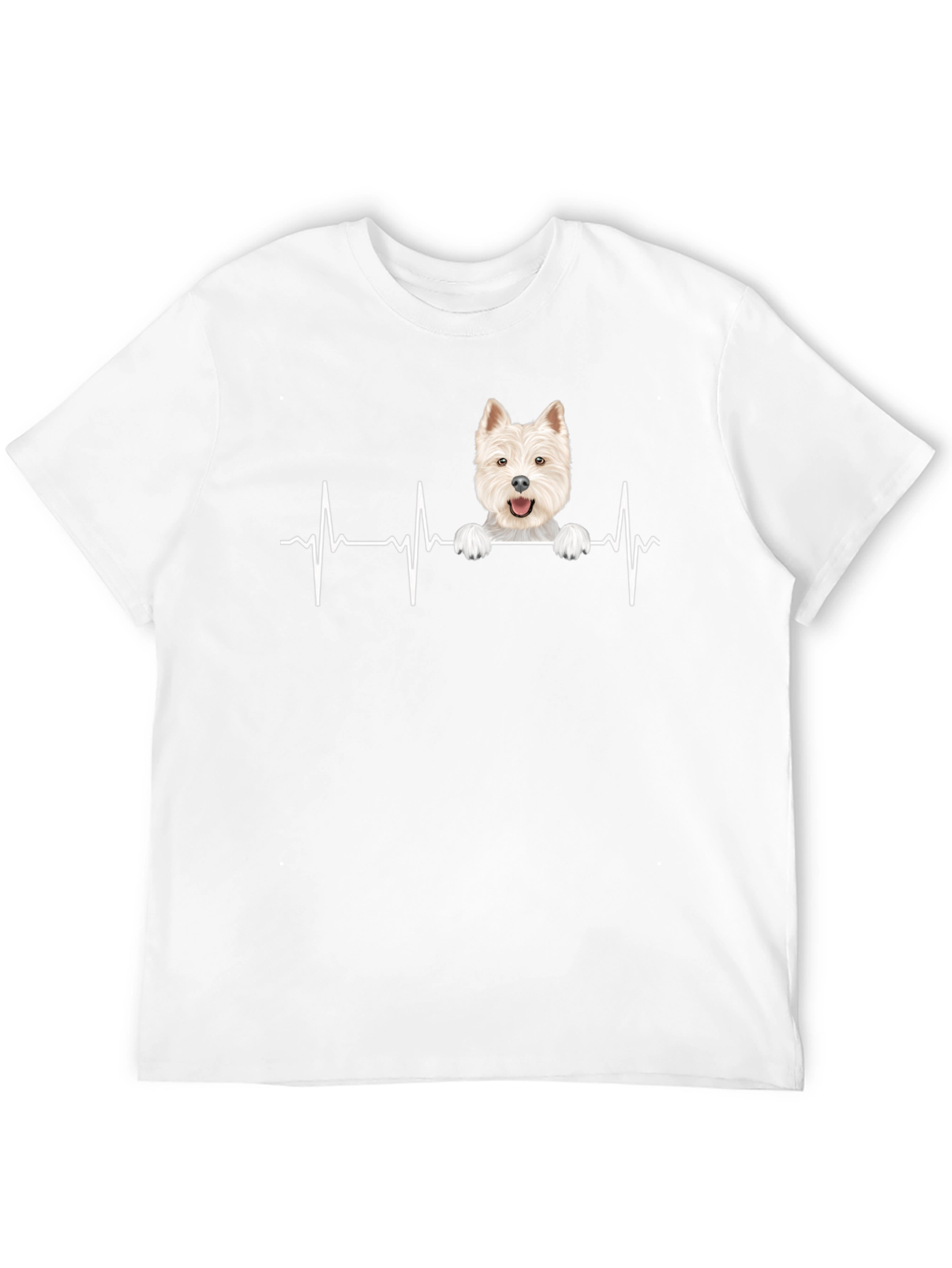 Westie Dog Heartbeat T-Shirt