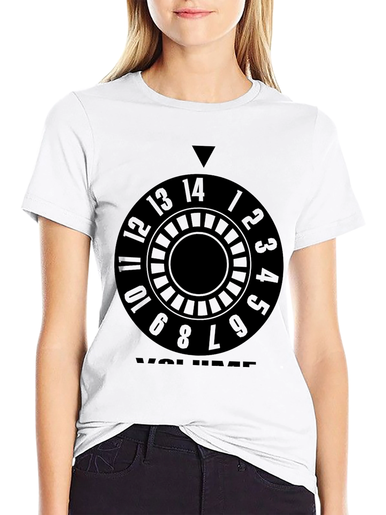 Volume Knob Graphic Tee - Black