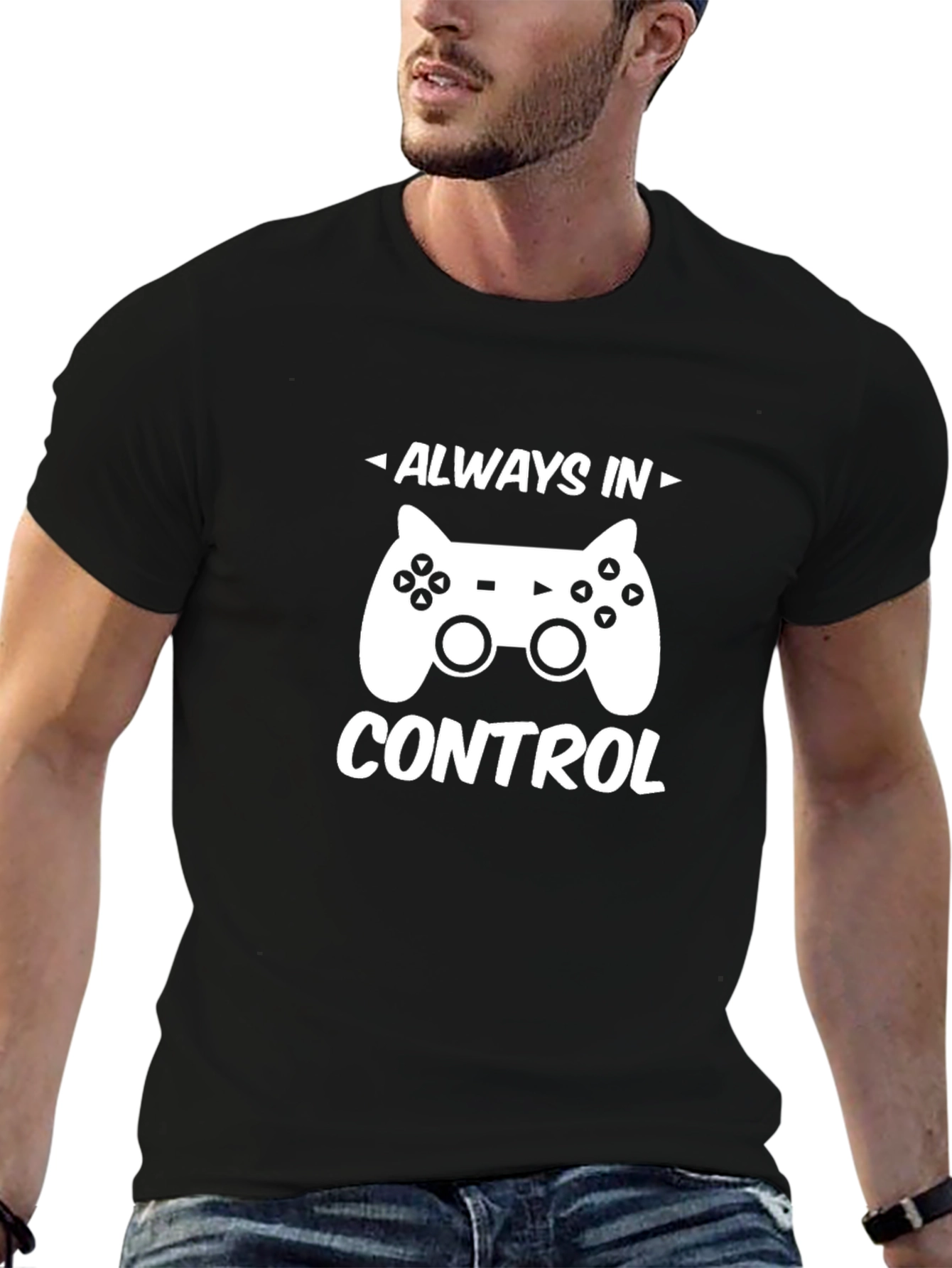 Always In Control Gamer Graphic Tee