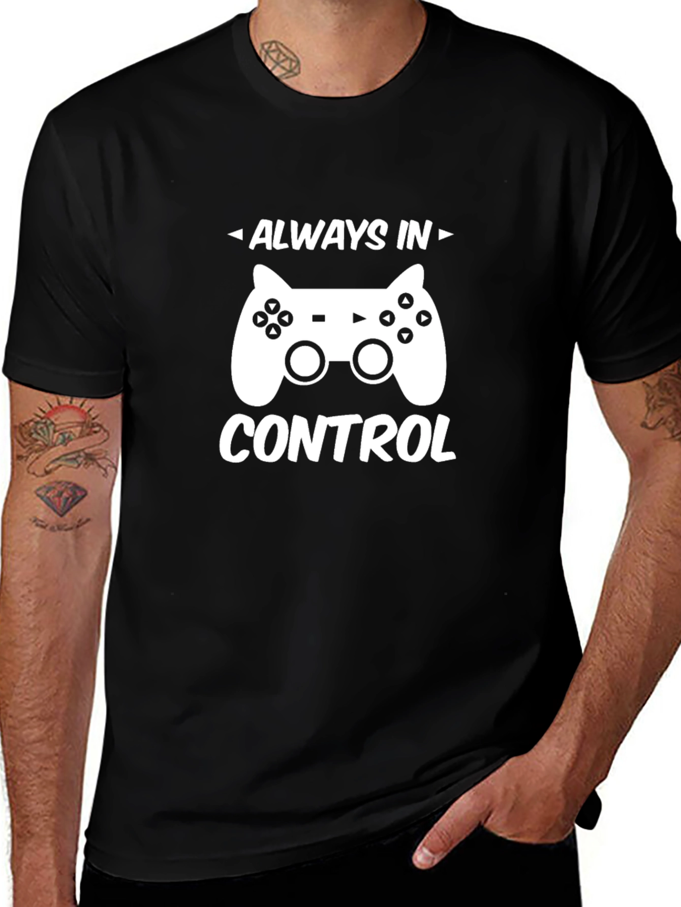 Always In Control Gamer Graphic Tee
