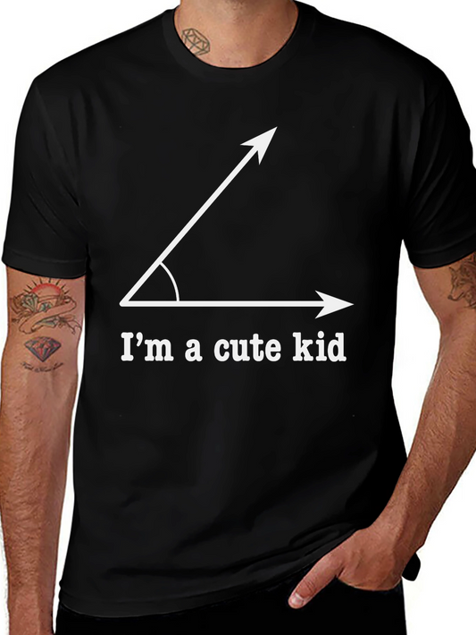 Acute Angle Pun T-Shirt - Im a Cute Kid