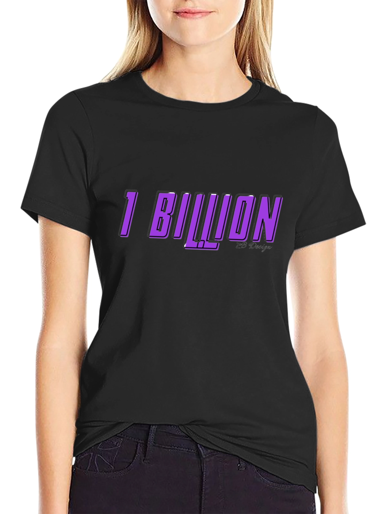 1 Billion Graphic Tee - Soft Cotton Blend