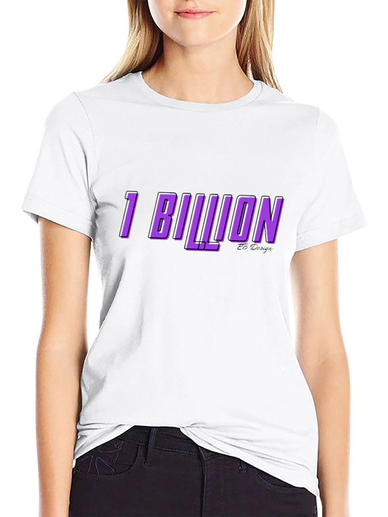 1 Billion Graphic Tee - Soft Cotton Blend