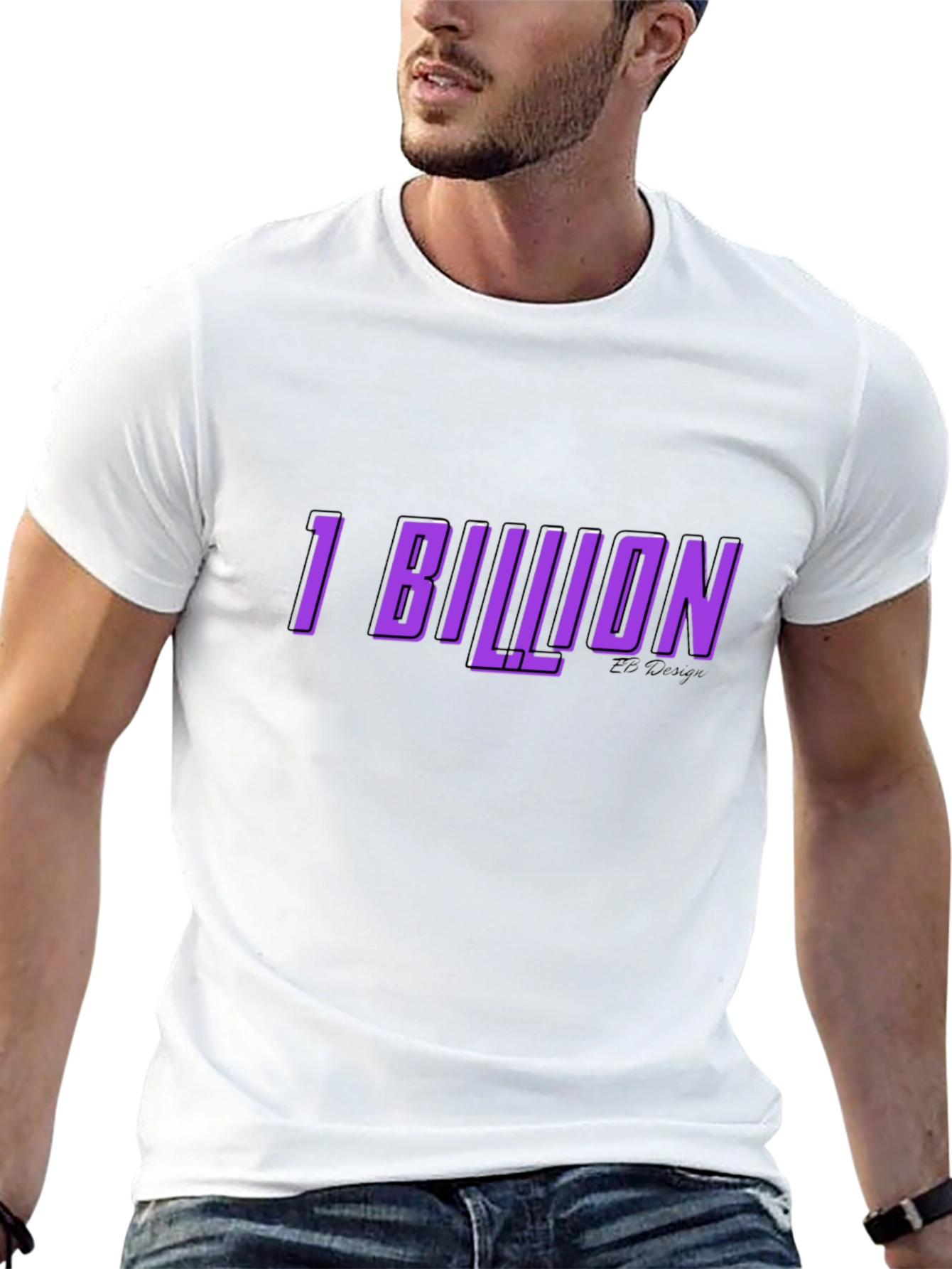 1 Billion Graphic Tee - Soft Cotton Blend