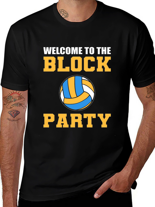 Volleyball Block Party Graphic Tee