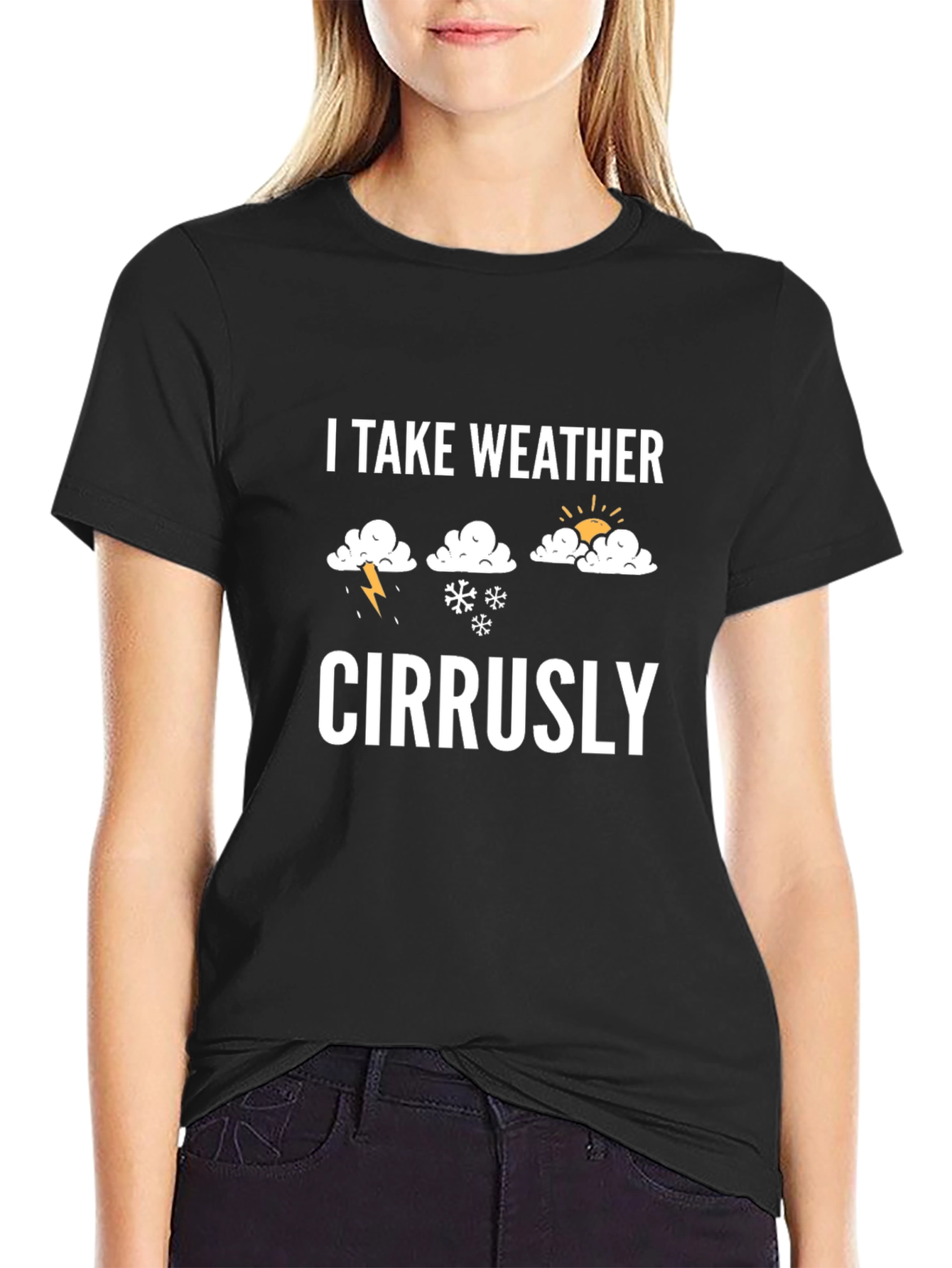Weather Pun T-Shirt - I Take Weather Cirrusly