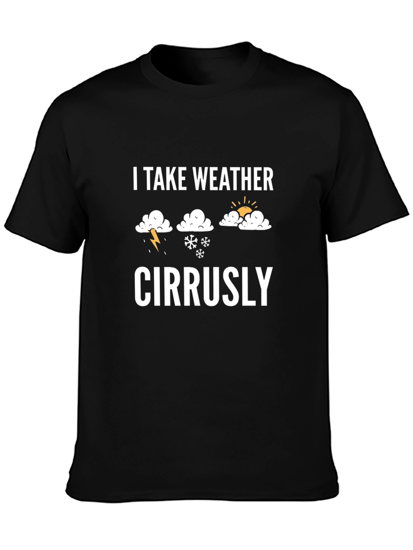Weather Pun T-Shirt - I Take Weather Cirrusly