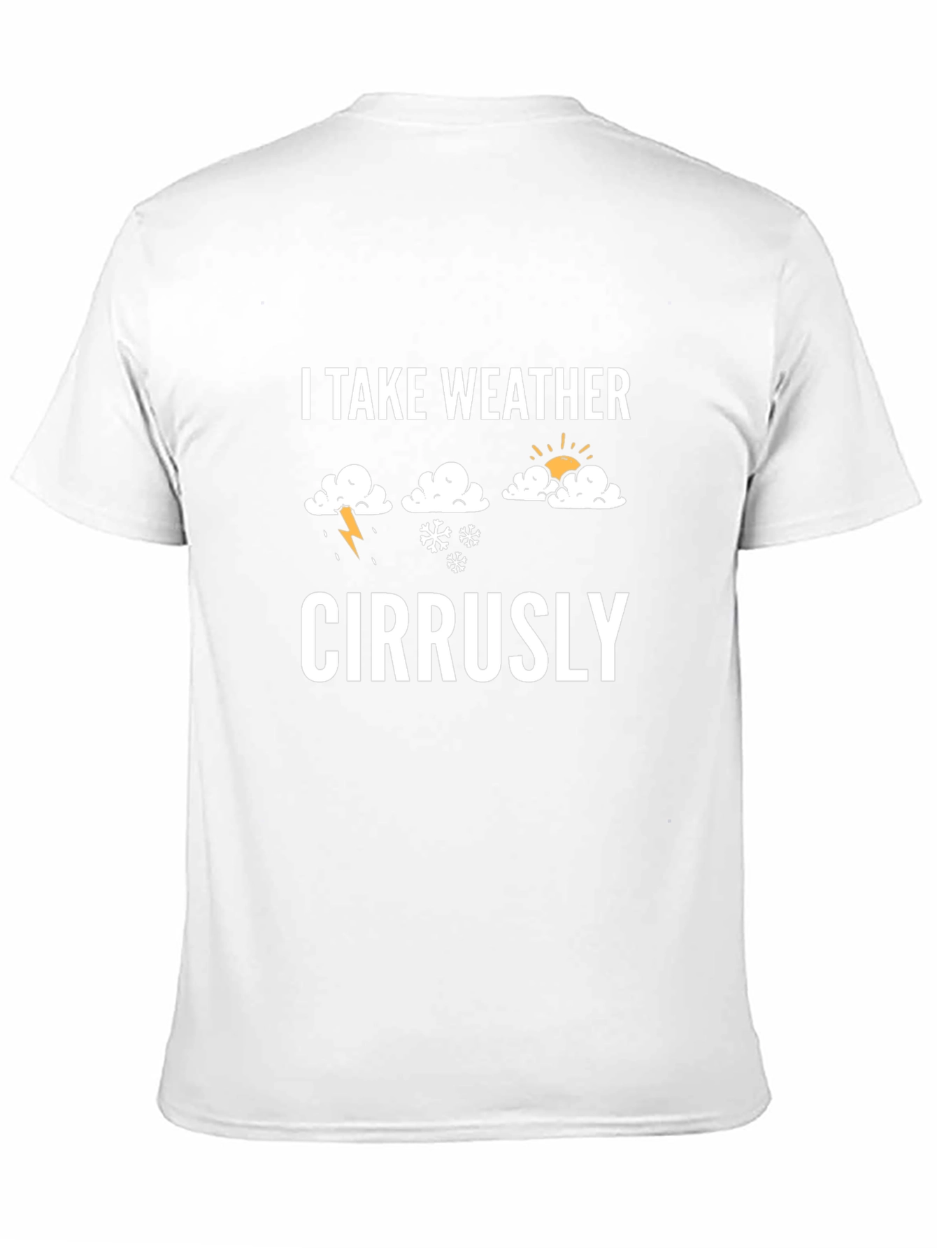 Weather Pun T-Shirt - I Take Weather Cirrusly