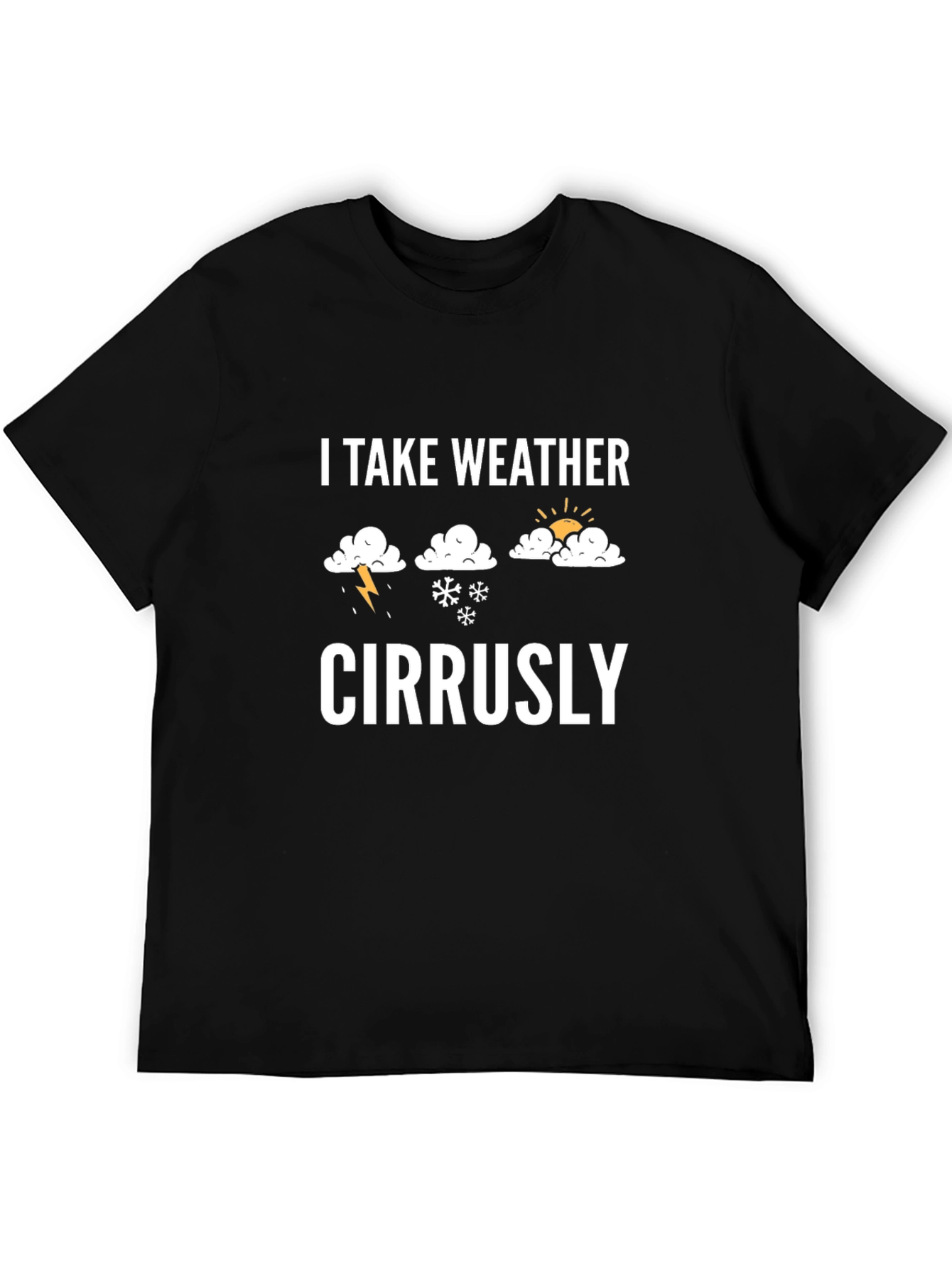 Weather Pun T-Shirt - I Take Weather Cirrusly