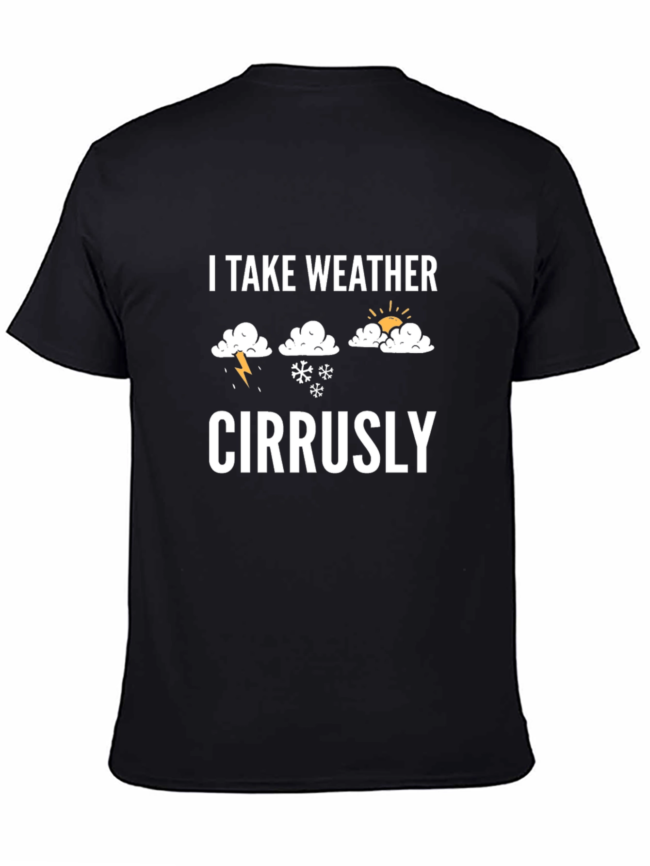 Weather Pun T-Shirt - I Take Weather Cirrusly