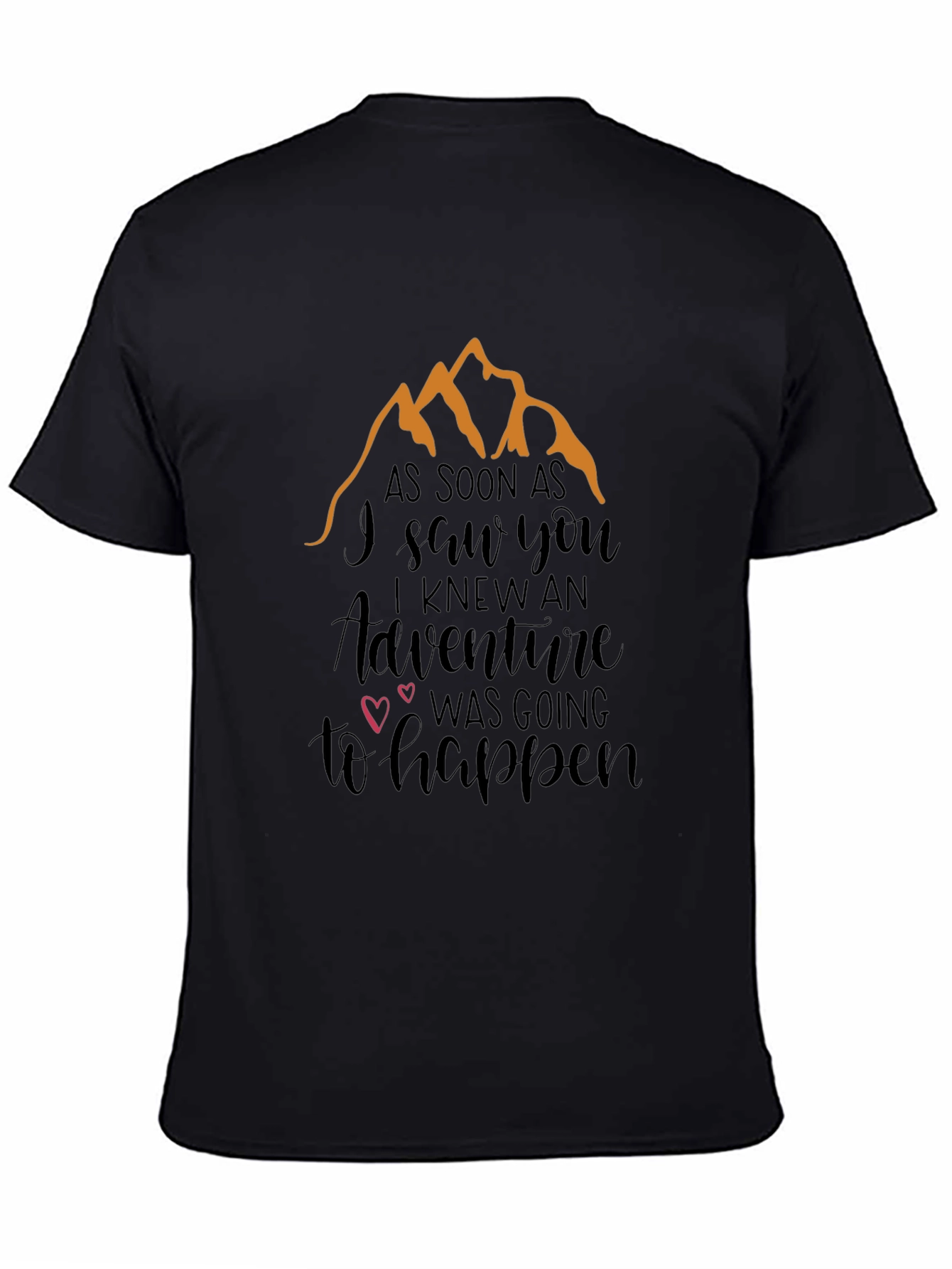 Adventure Awaits Graphic Tee - Black