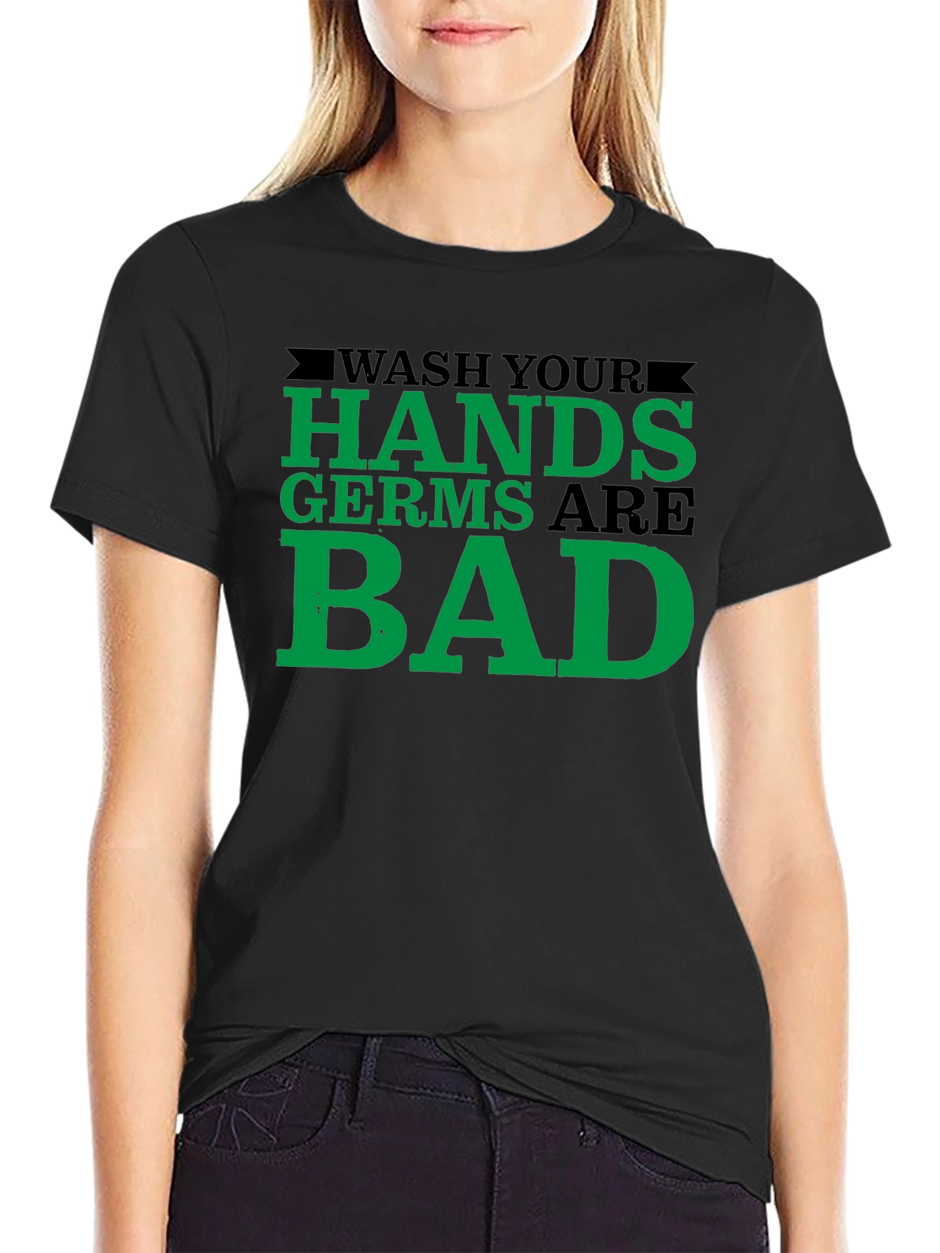 Wash Your Hands T-Shirt - Germs Are Bad!