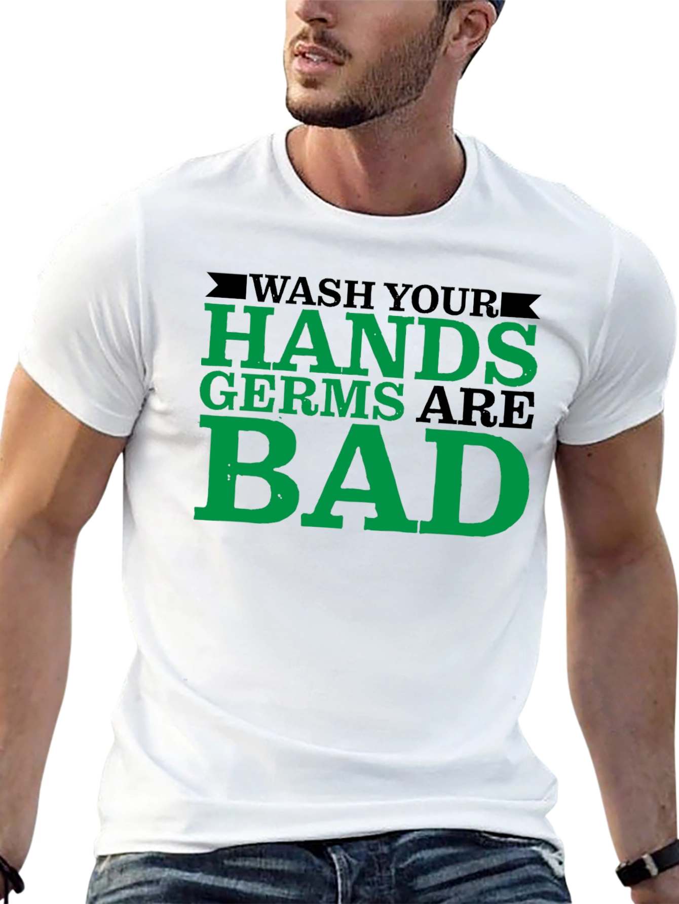 Wash Your Hands T-Shirt - Germs Are Bad!