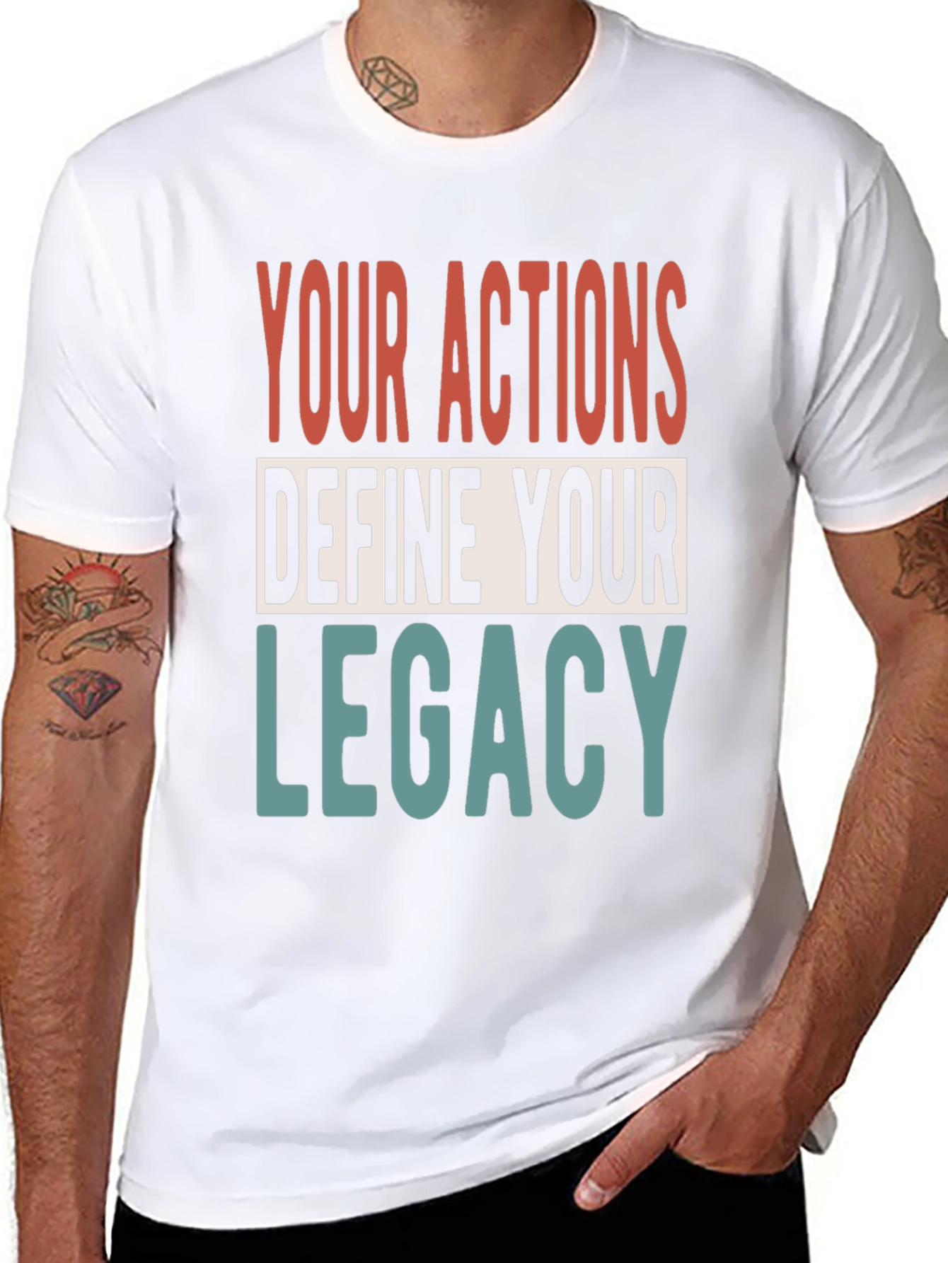 Your Actions Define Your Legacy Graphic Tee