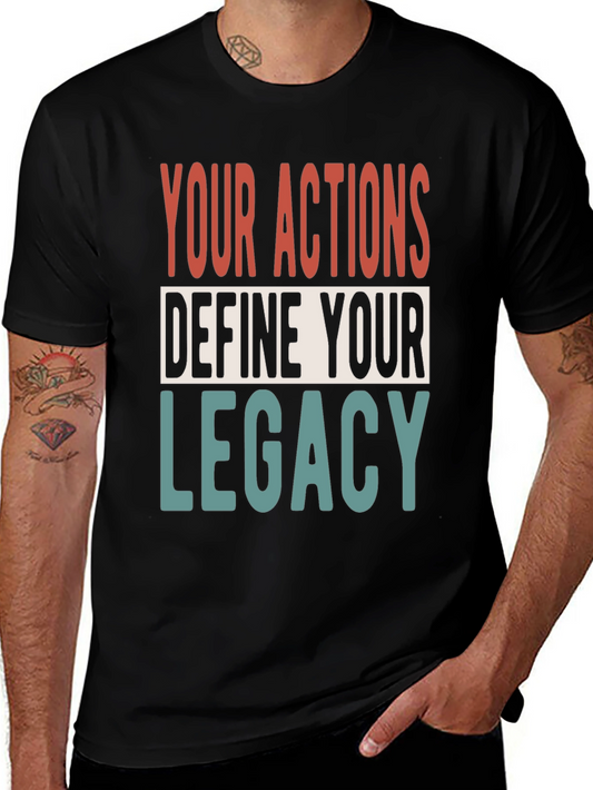Your Actions Define Your Legacy Graphic Tee