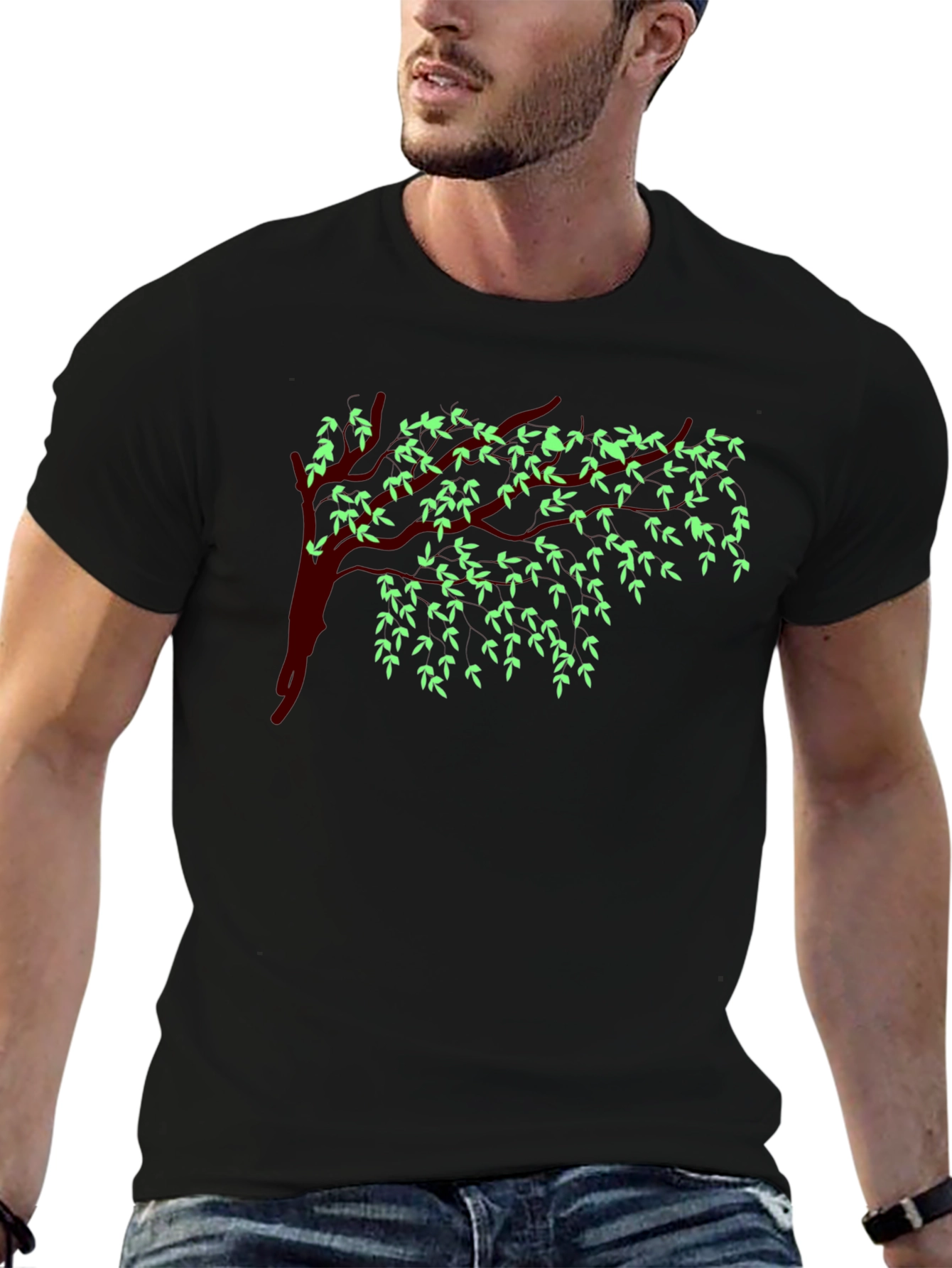 Willow Tree Graphic Tee - Nature Inspired Design