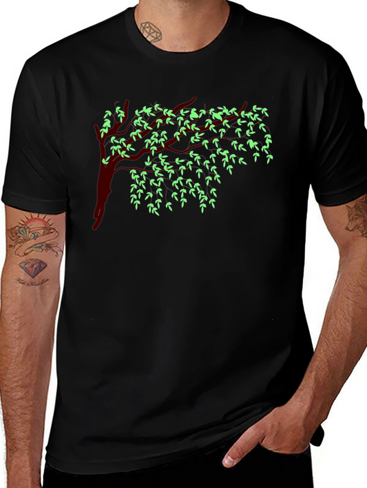 Willow Tree Graphic Tee - Nature Inspired Design