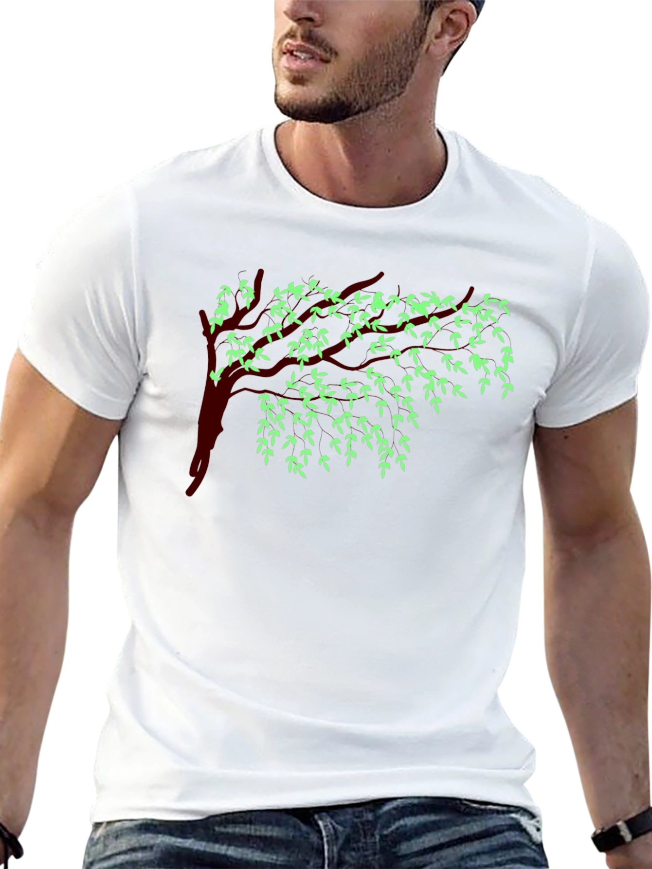 Willow Tree Graphic Tee - Nature Inspired Design