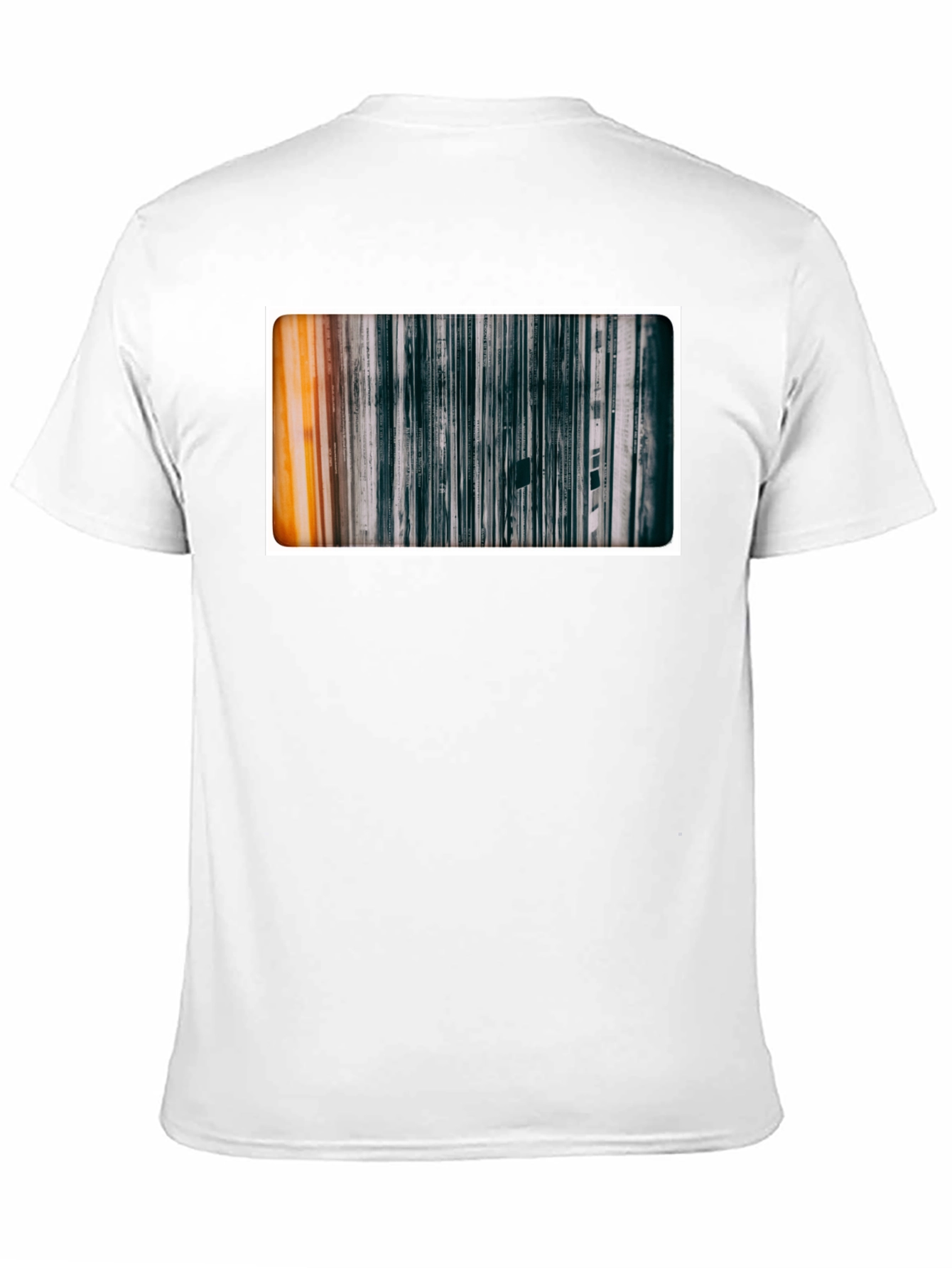 Abstract Art Graphic Tee - Black