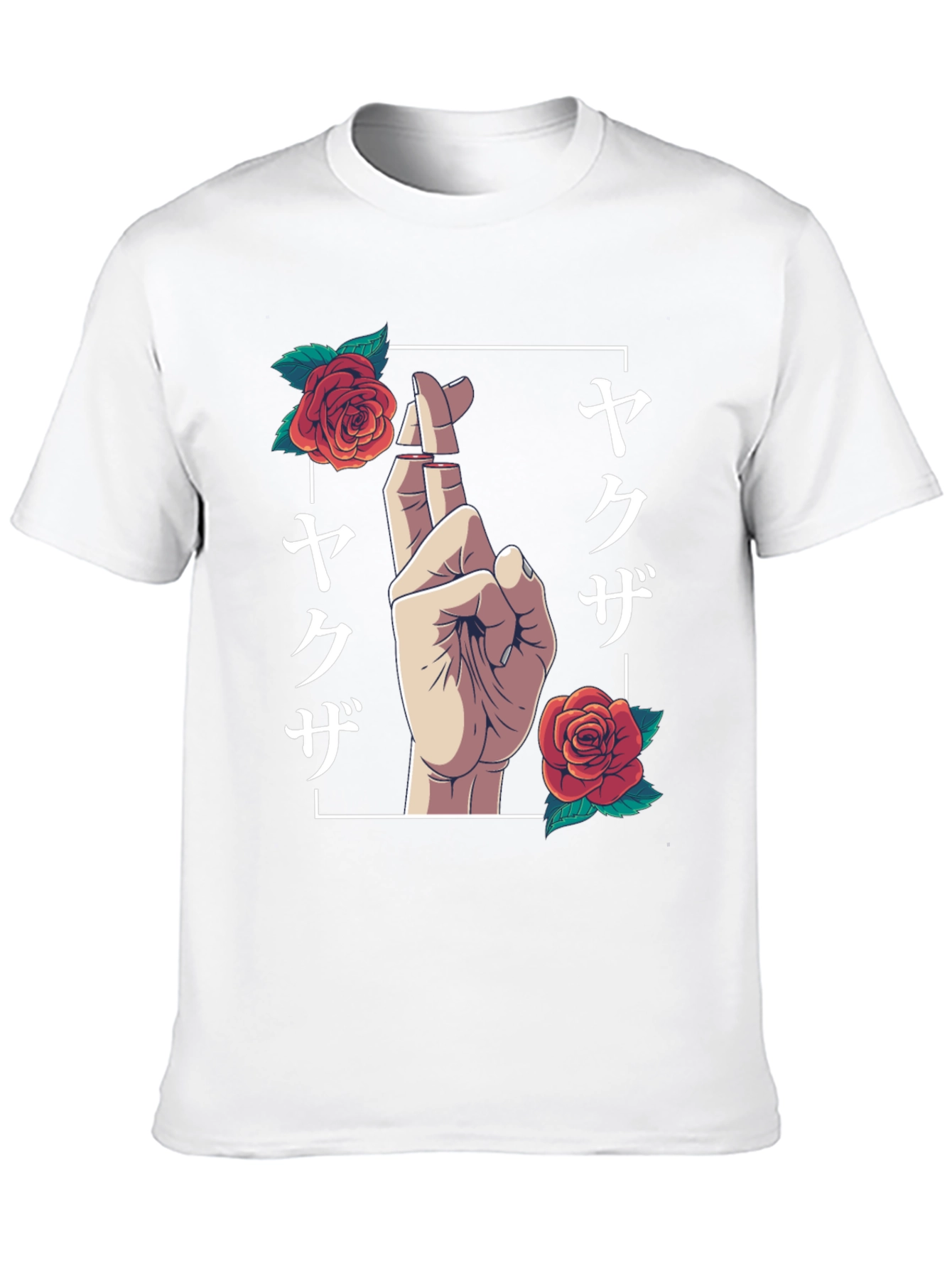 Yakuza Rose Graphic Tee - Black