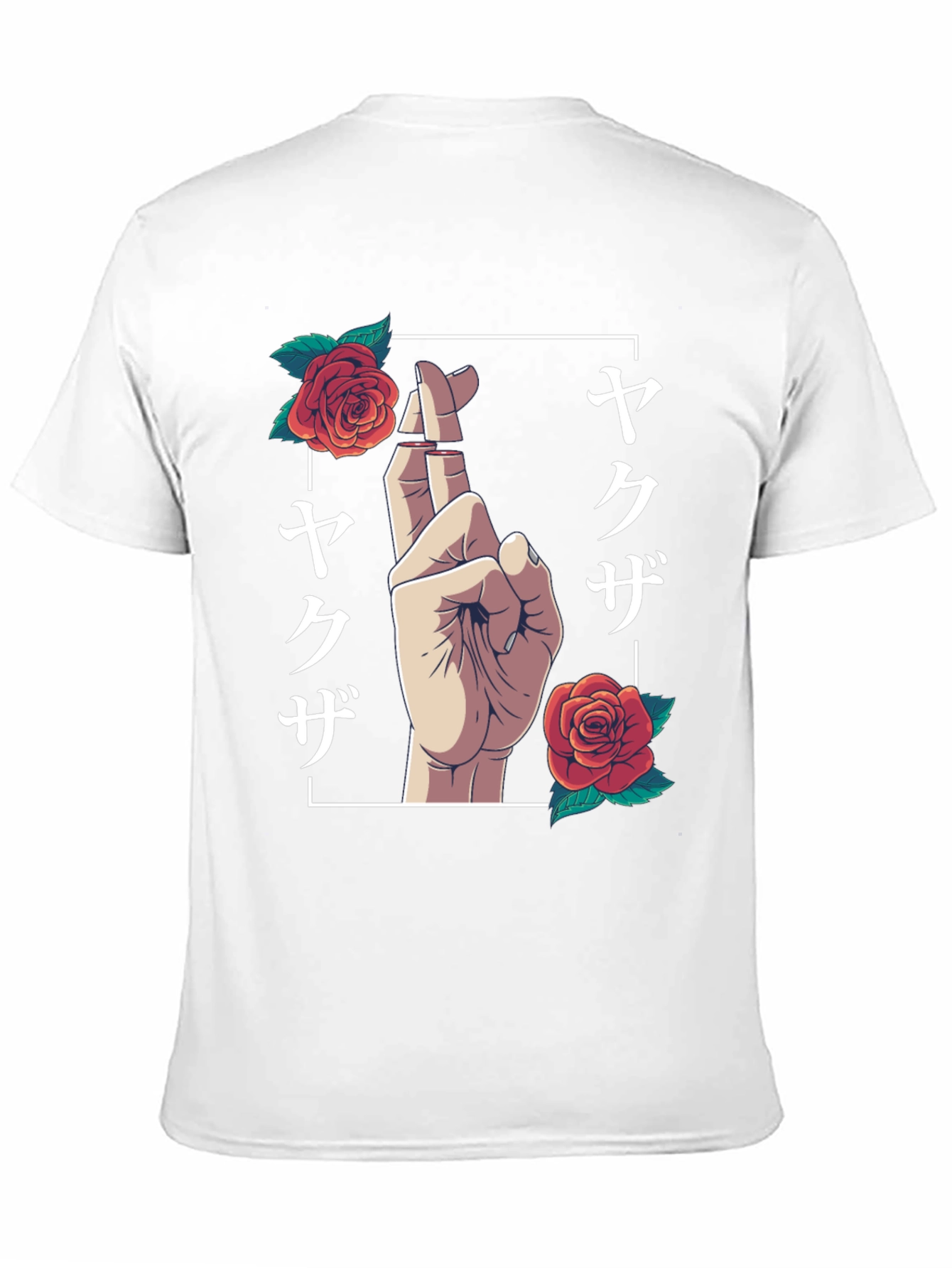 Yakuza Rose Graphic Tee - Black