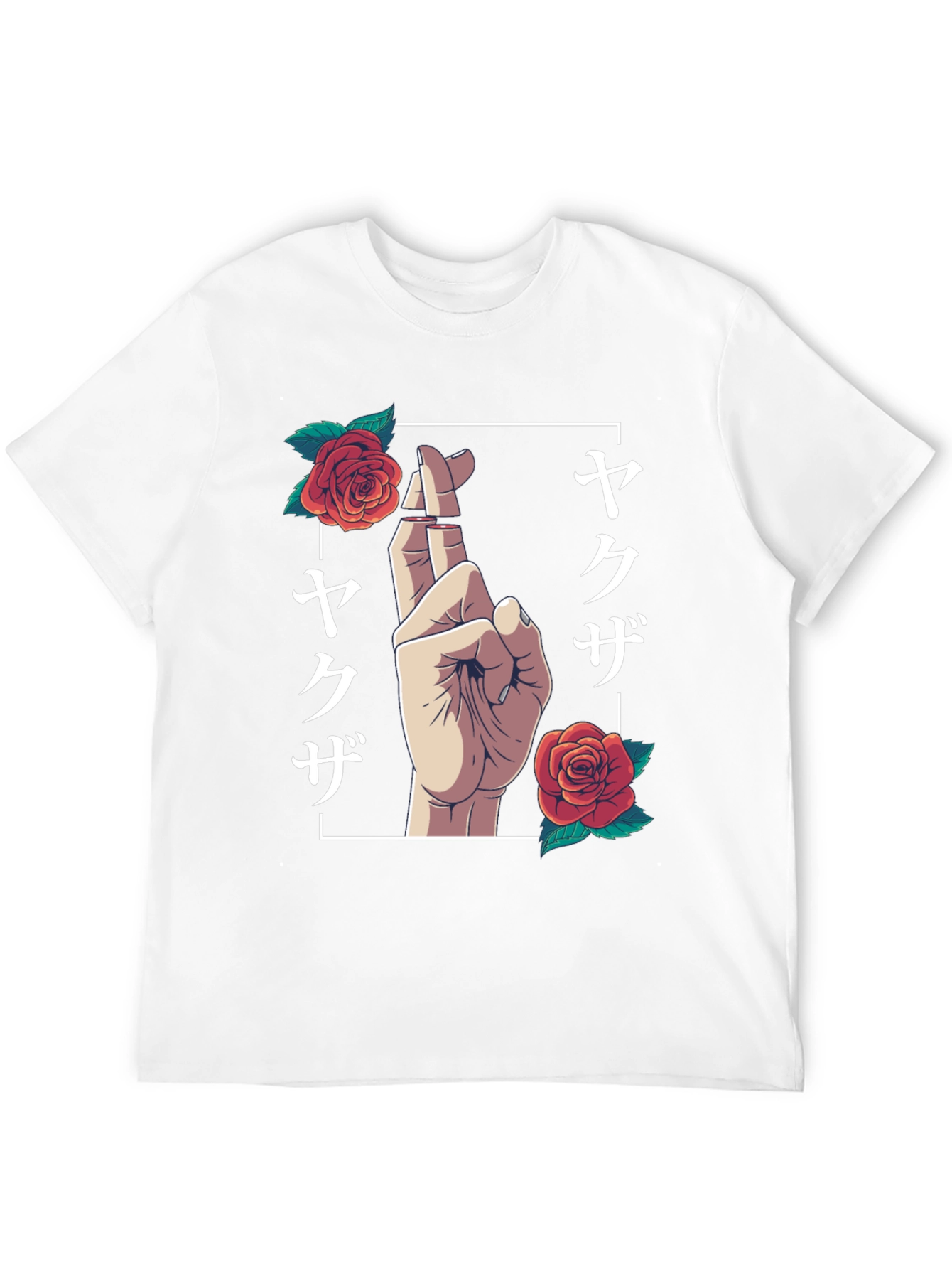 Yakuza Rose Graphic Tee - Black
