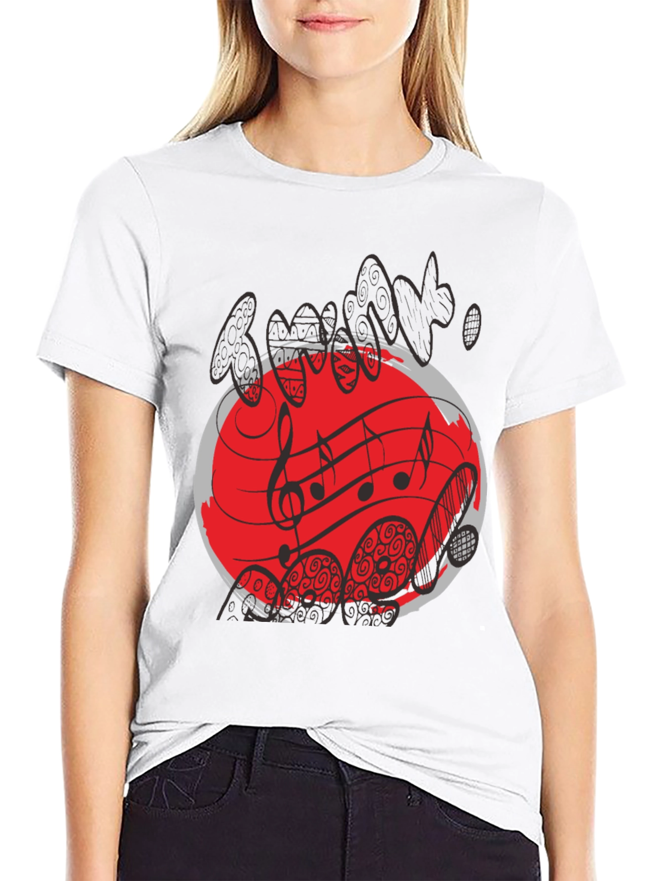 Abstract Music Graphic Tee