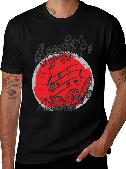 Abstract Music Graphic Tee