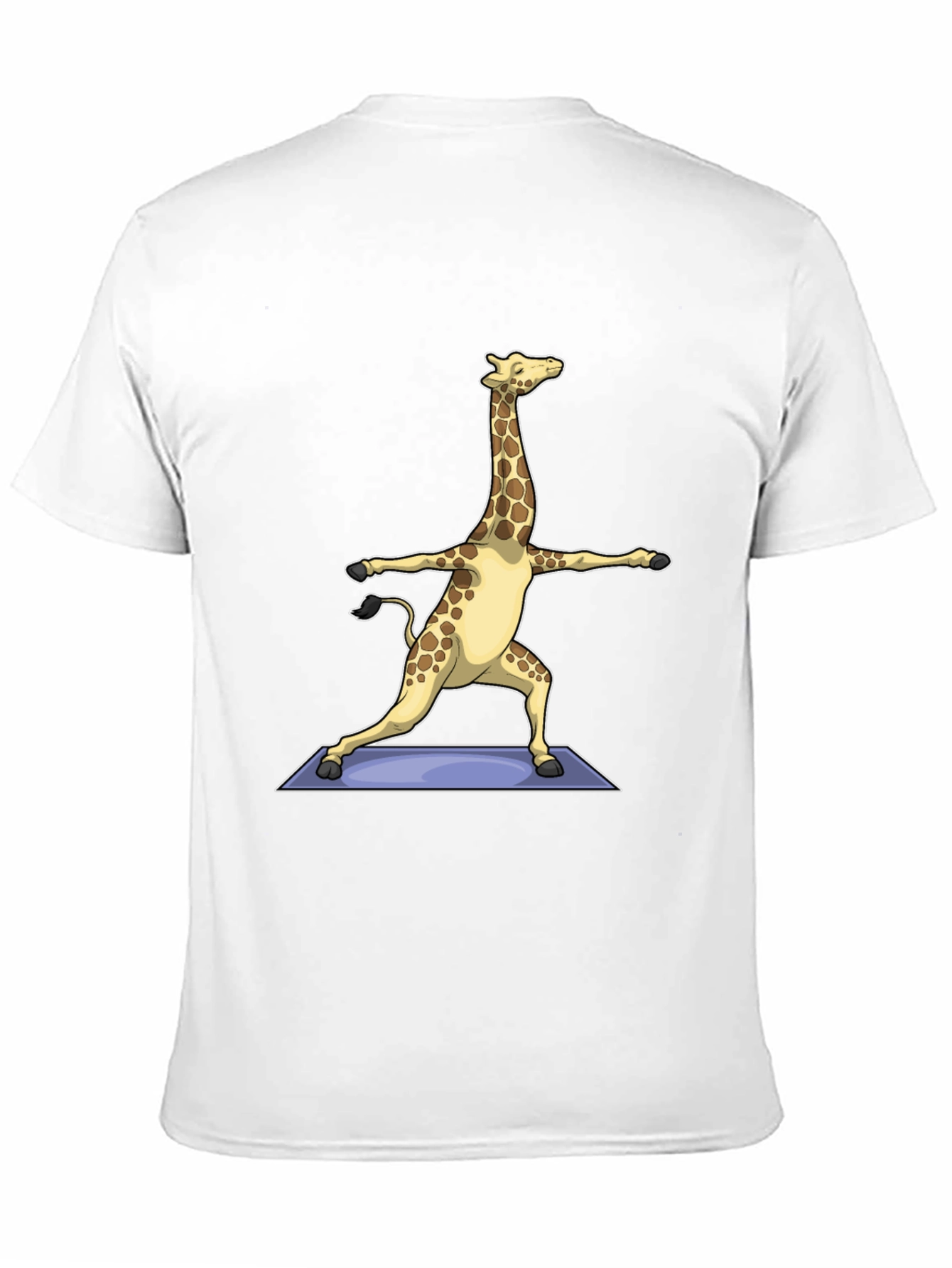 Yoga Giraffe T-Shirt - Black Graphic Tee