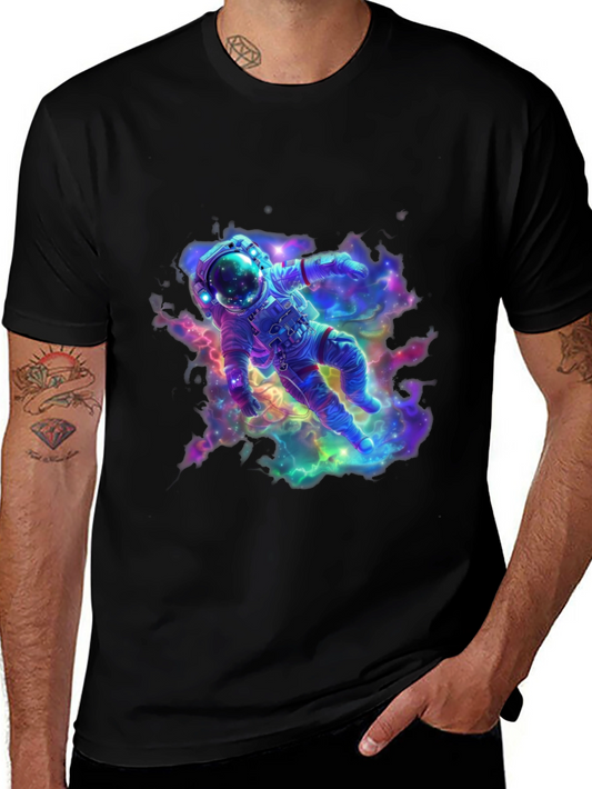 Astronaut Galaxy T-Shirt - Space Design