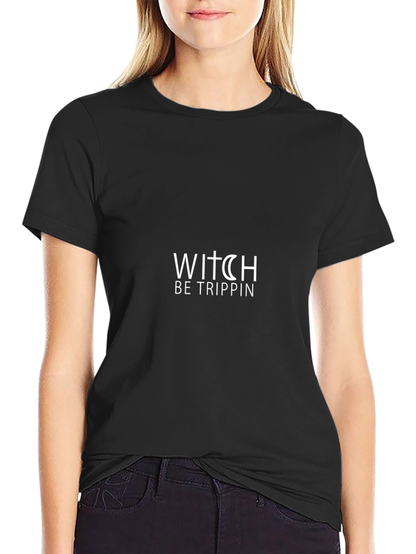 Witch Be Trippin Black T-Shirt