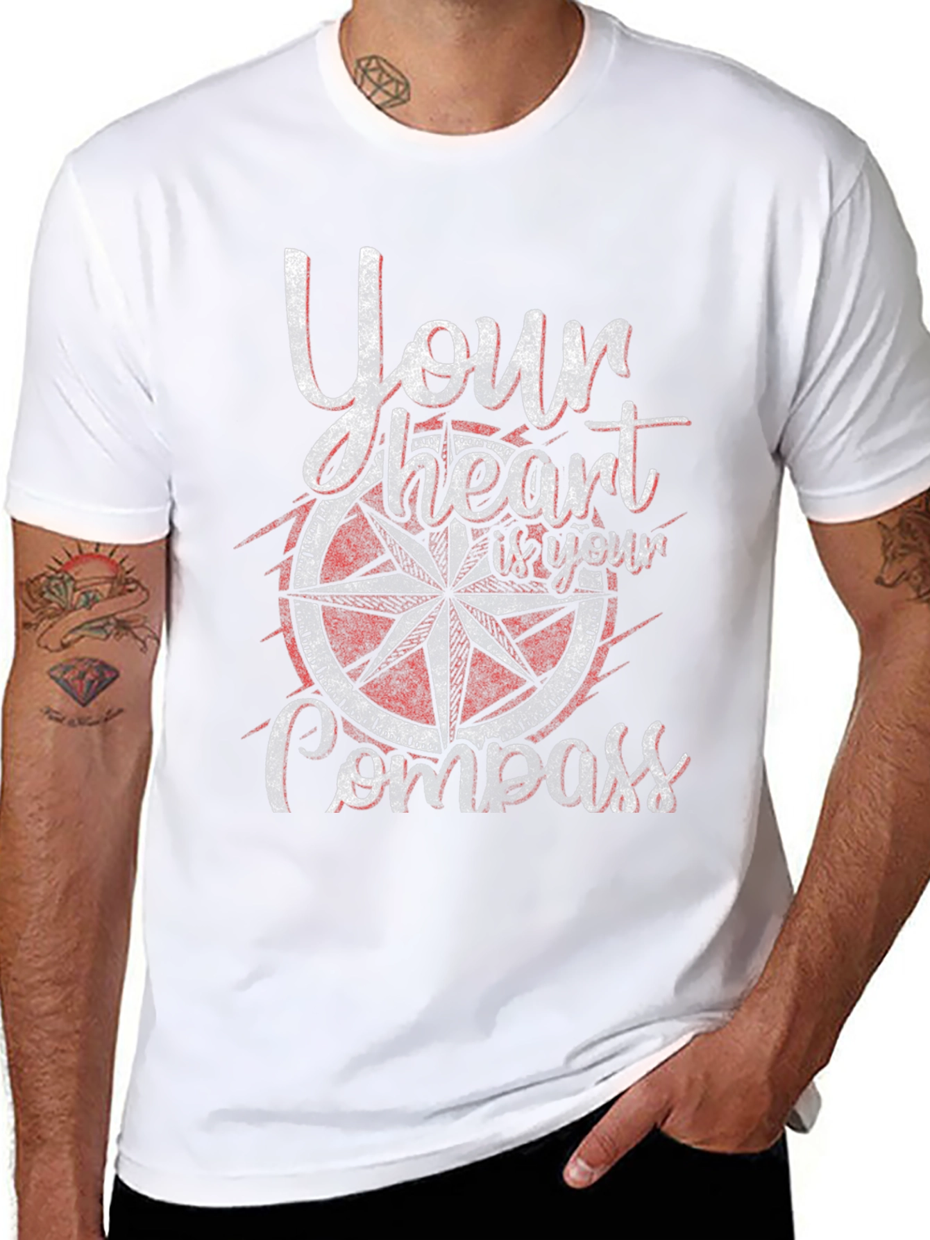 Your Heart Compass Graphic Tee