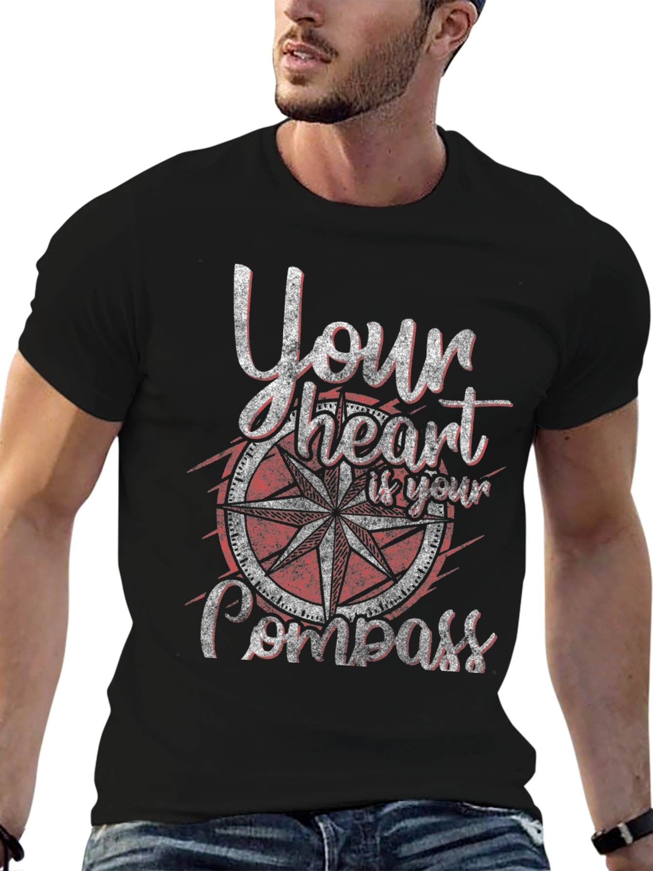 Your Heart Compass Graphic Tee